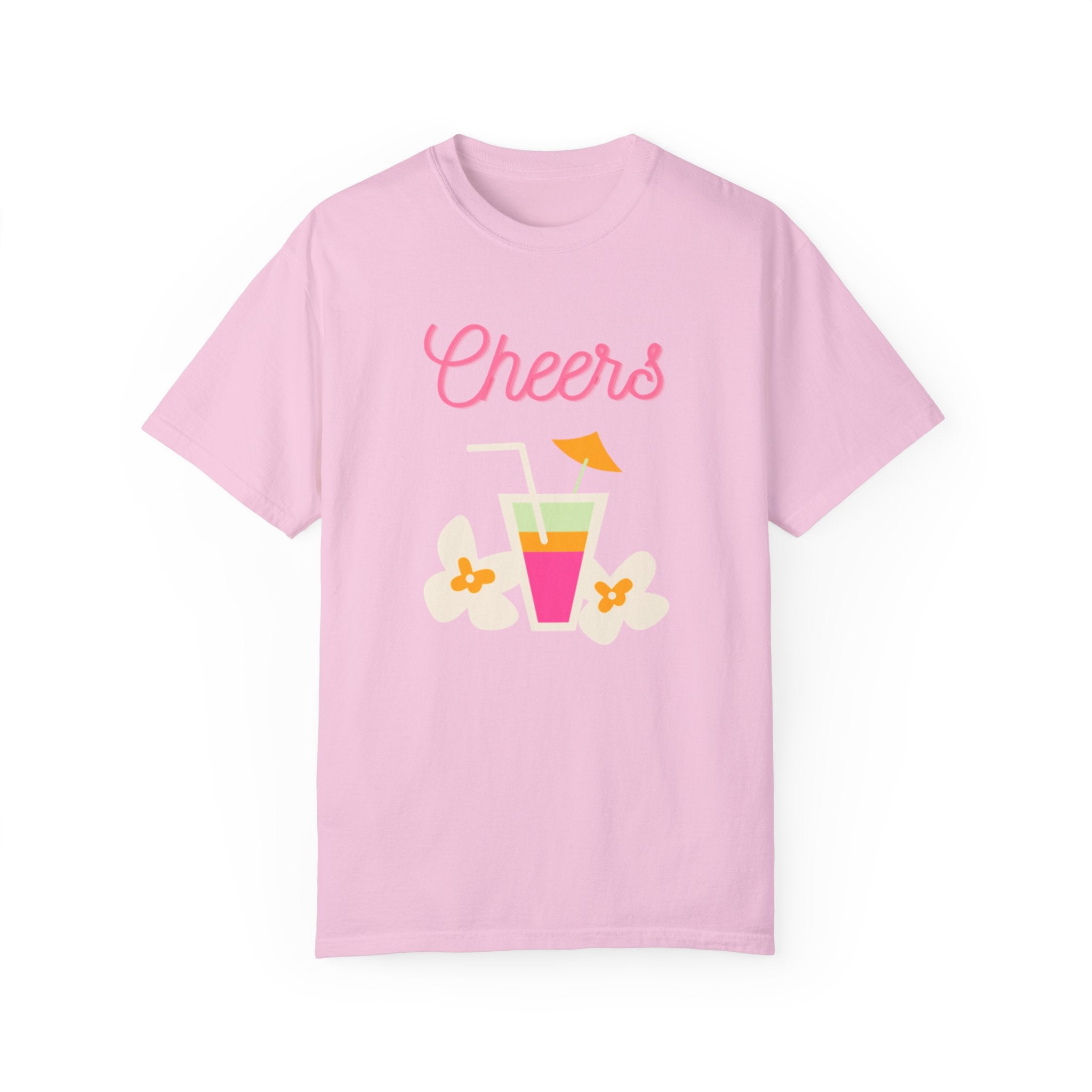 Cheers To Summer Unisex Garment-Dyed T-shirt