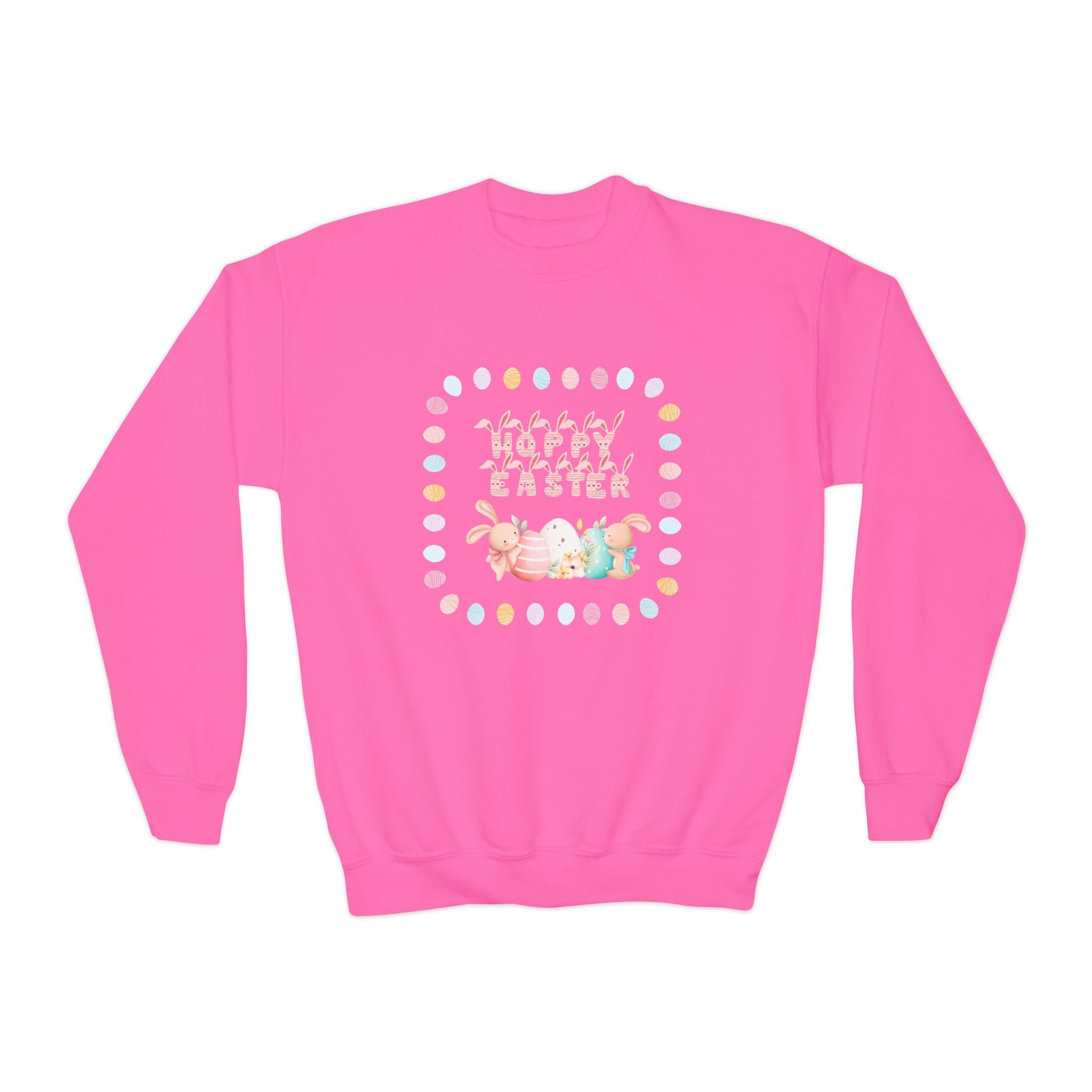 Hoppy Easter Youth Crewneck Sweatshirt