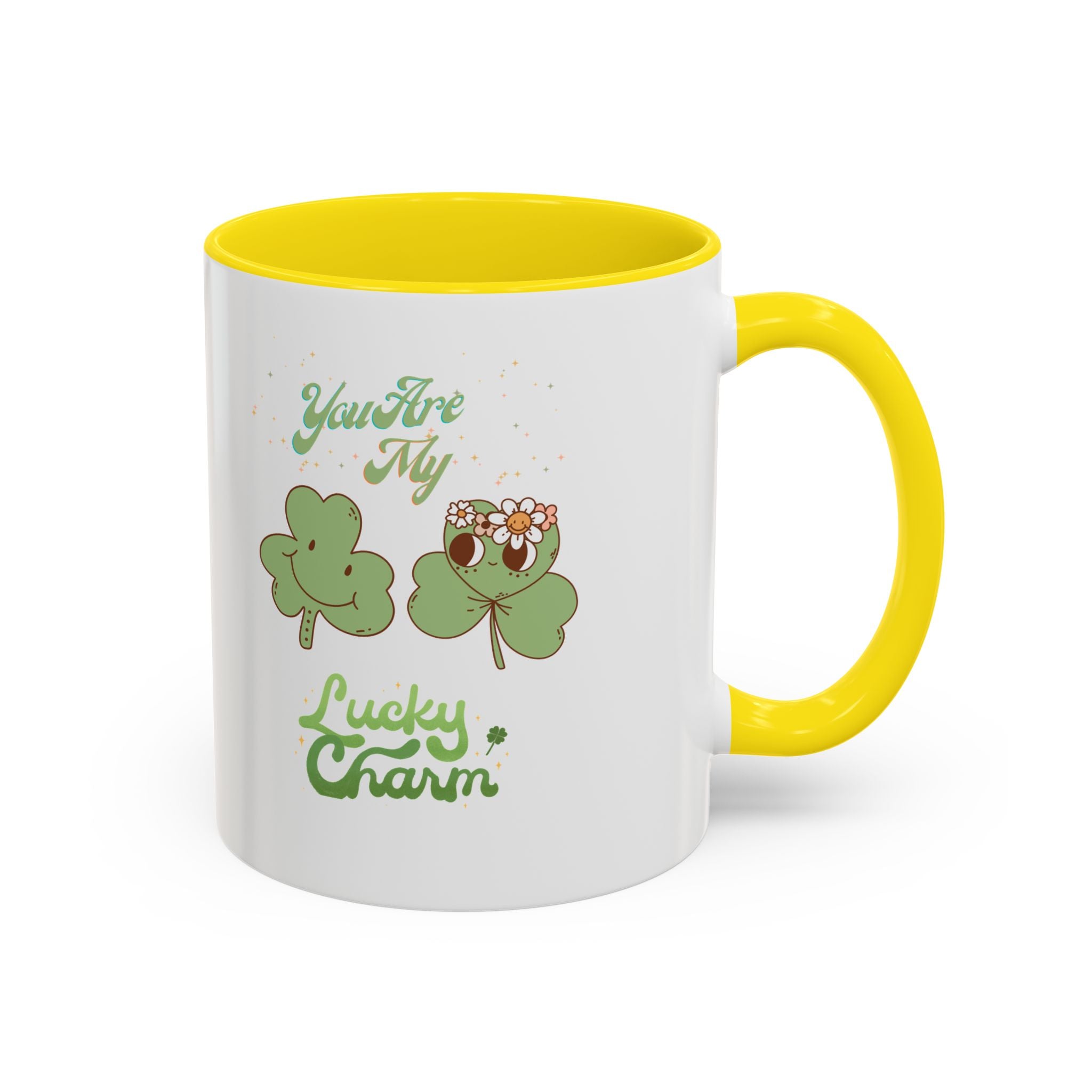 You're my Lucky Charm Accent Coffee Mug - St. Patrick's Day Gift