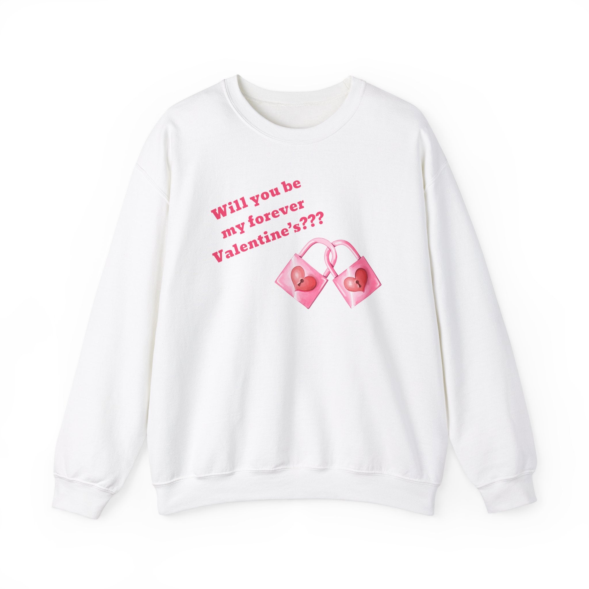 Will You Be My Forever Valentine?? Unisex Heavy Blend™ Crewneck Sweatshirt