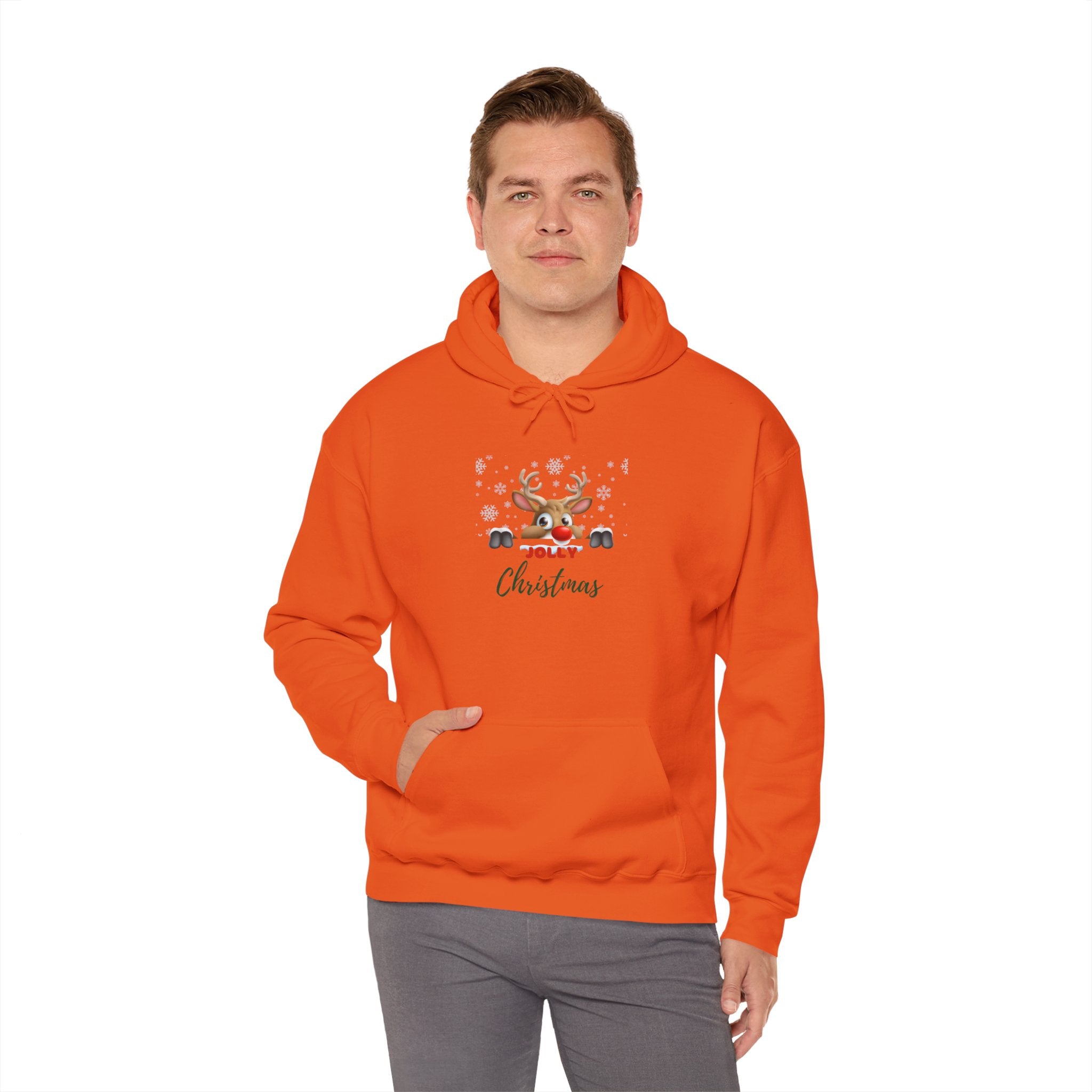 Jolly Christmas Unisex Heavy Blend™ Hooded Sweatshirt