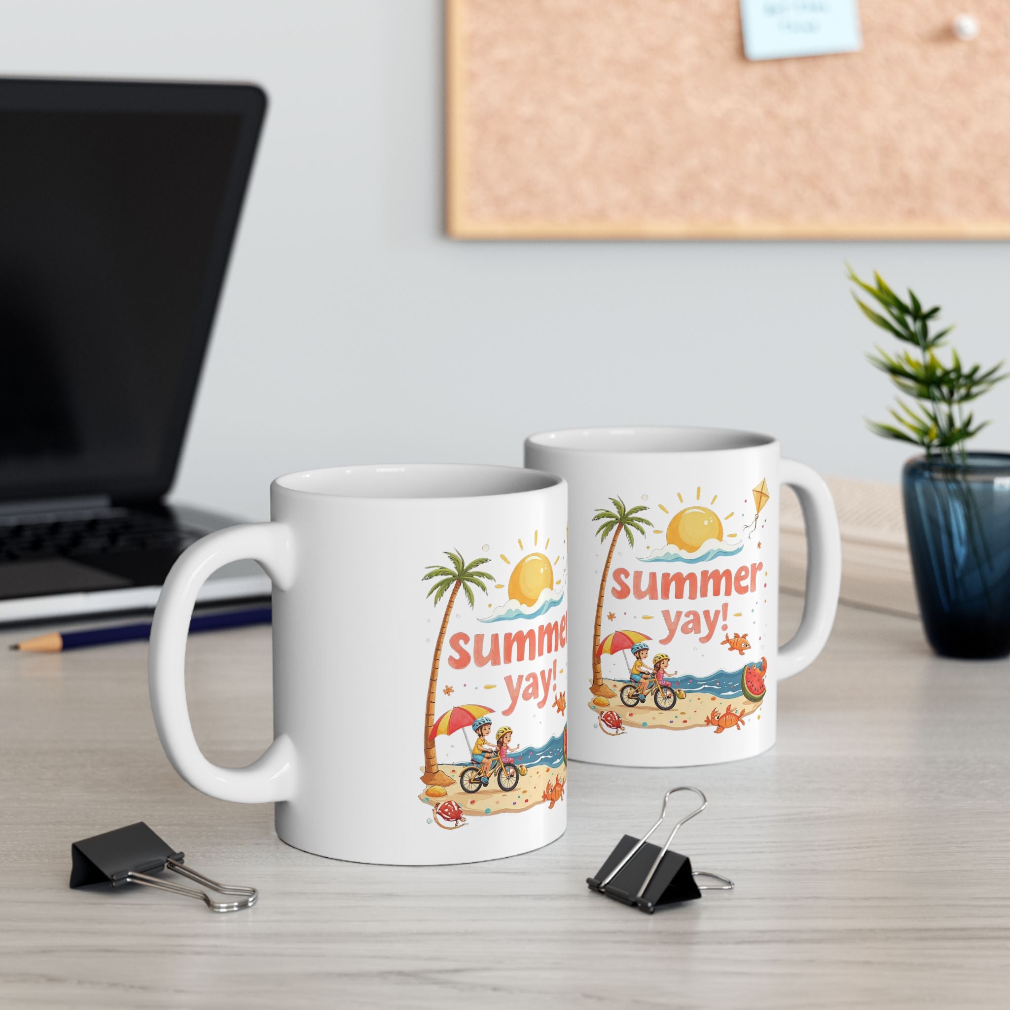 Summer Yay! Ceramic Mug,