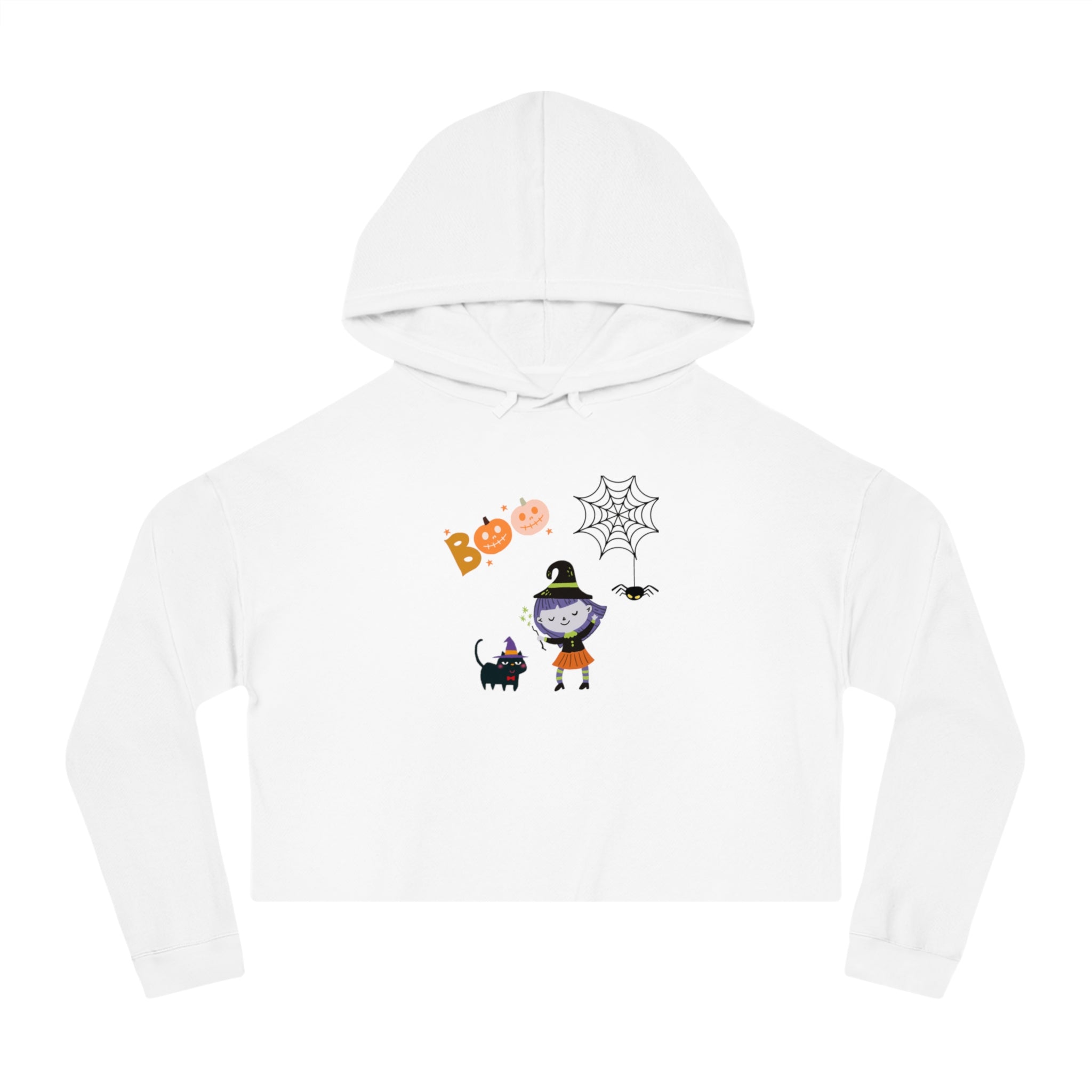 Boo Party Women’s Cropped Hooded Sweatshirt