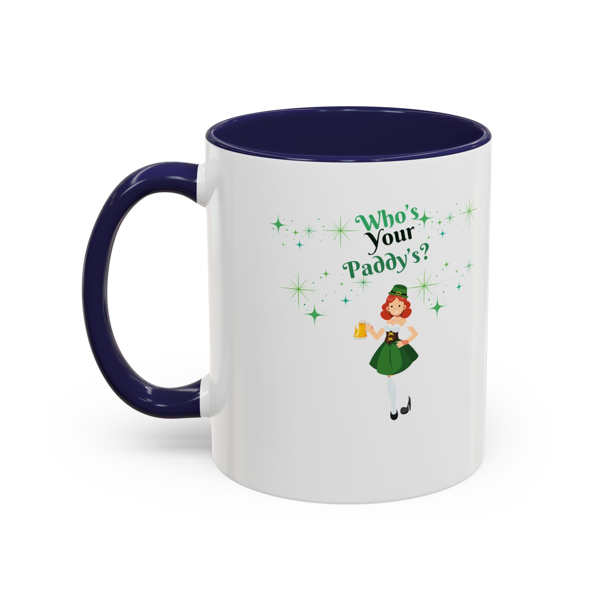 Who's Your Paddy's? Accent Coffee Mug