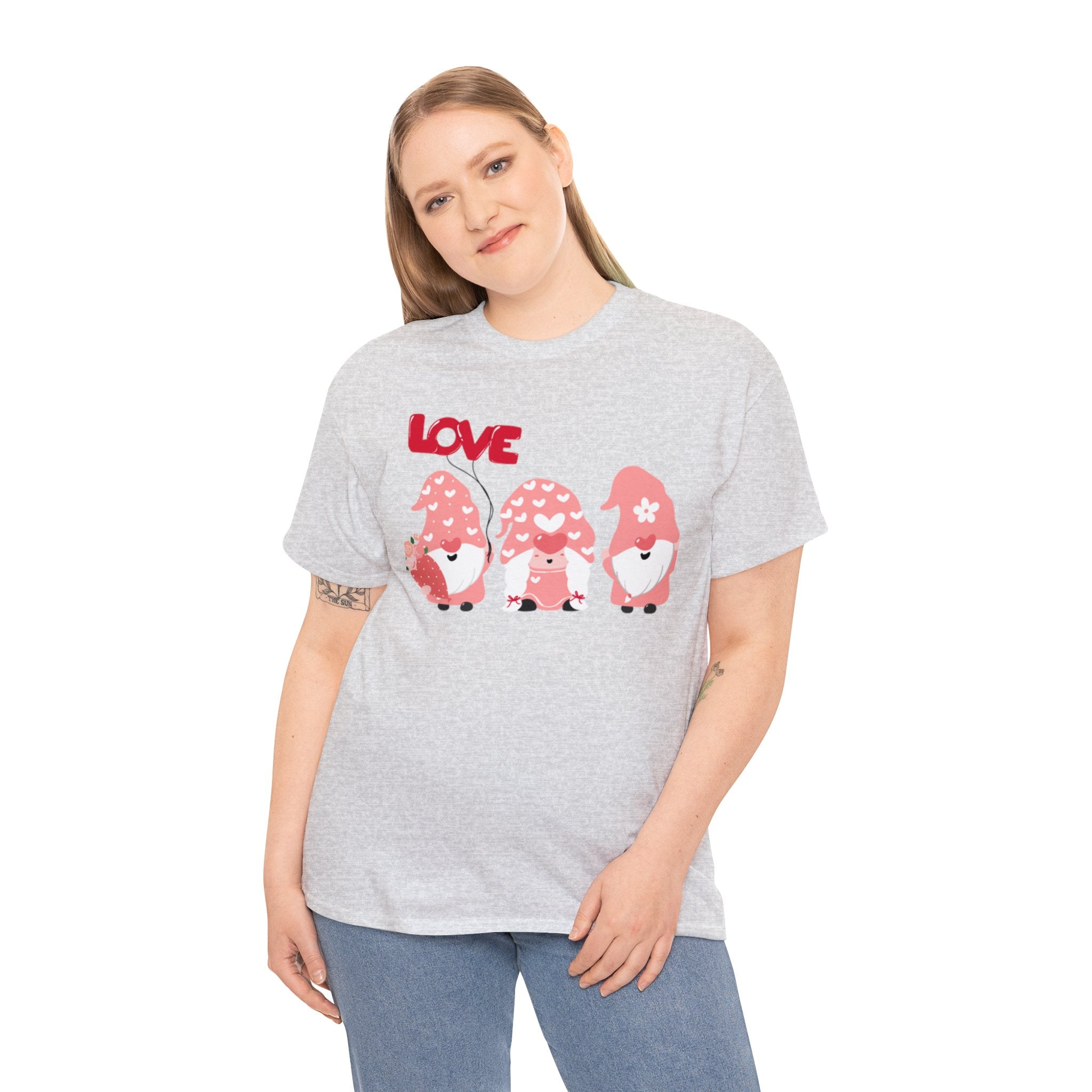 Love Gnome Day Unisex Heavy Cotton Tee