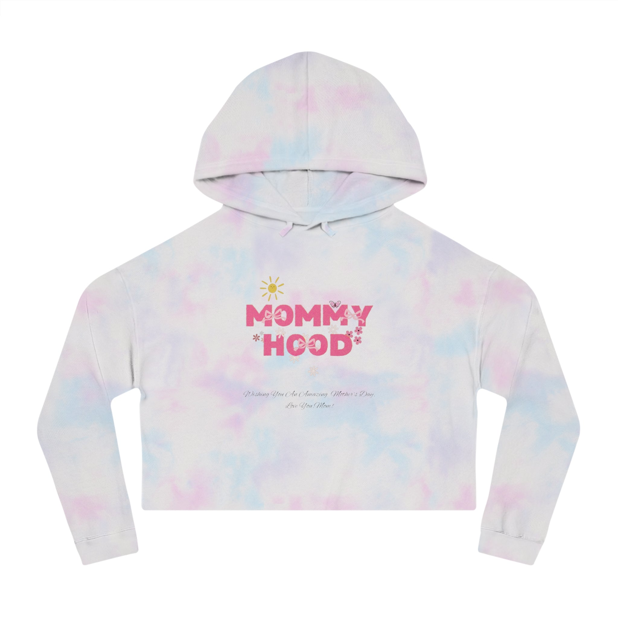 Mommy Hood Cropped Sweatshirt