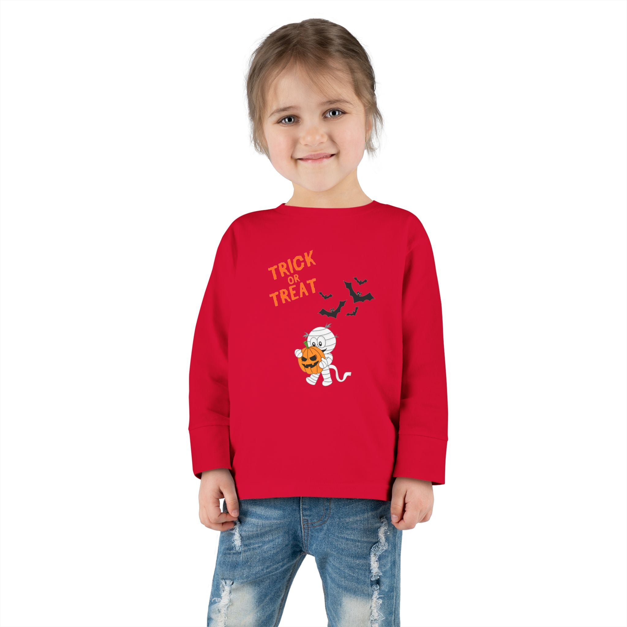 Merry Halloween Toddler Long Sleeve Tee