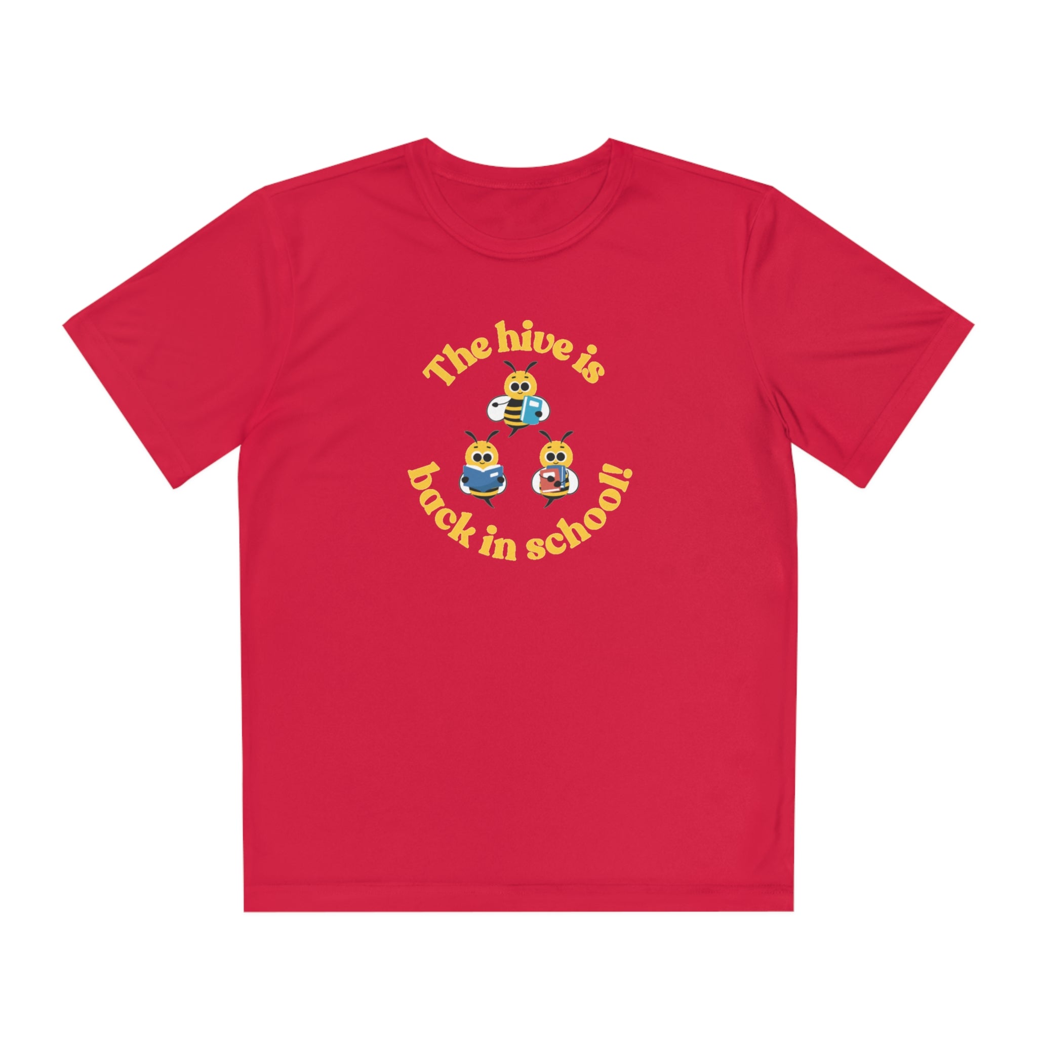 The Hive Is Back In School Youth Competitor Tee