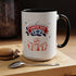 Wish U A Happy Labor Day Accent Coffee Mug (11, 15oz)