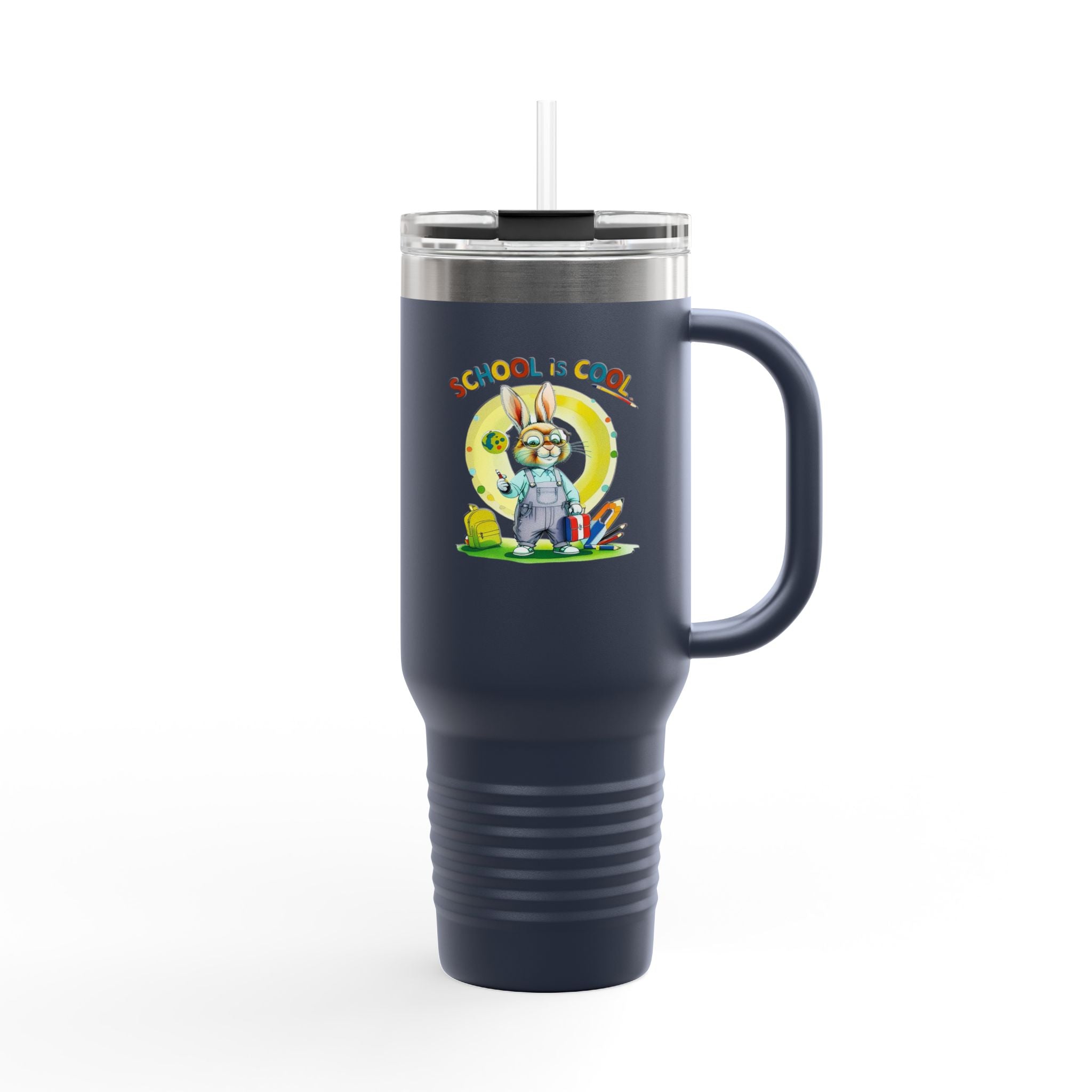 School is Cool Insulated Travel Mug for Students, 40oz