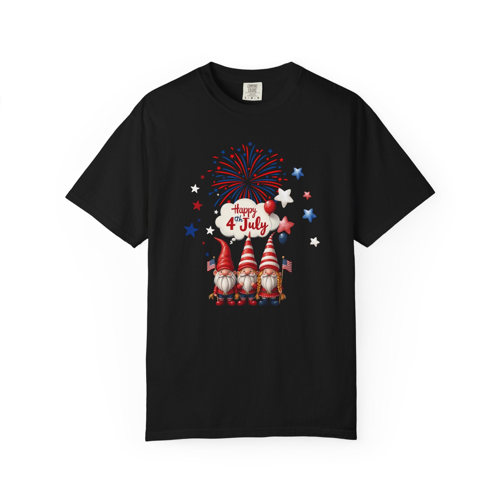 Gnome 4th of July T-shirt for 4th of July, Unisex Summer Tee