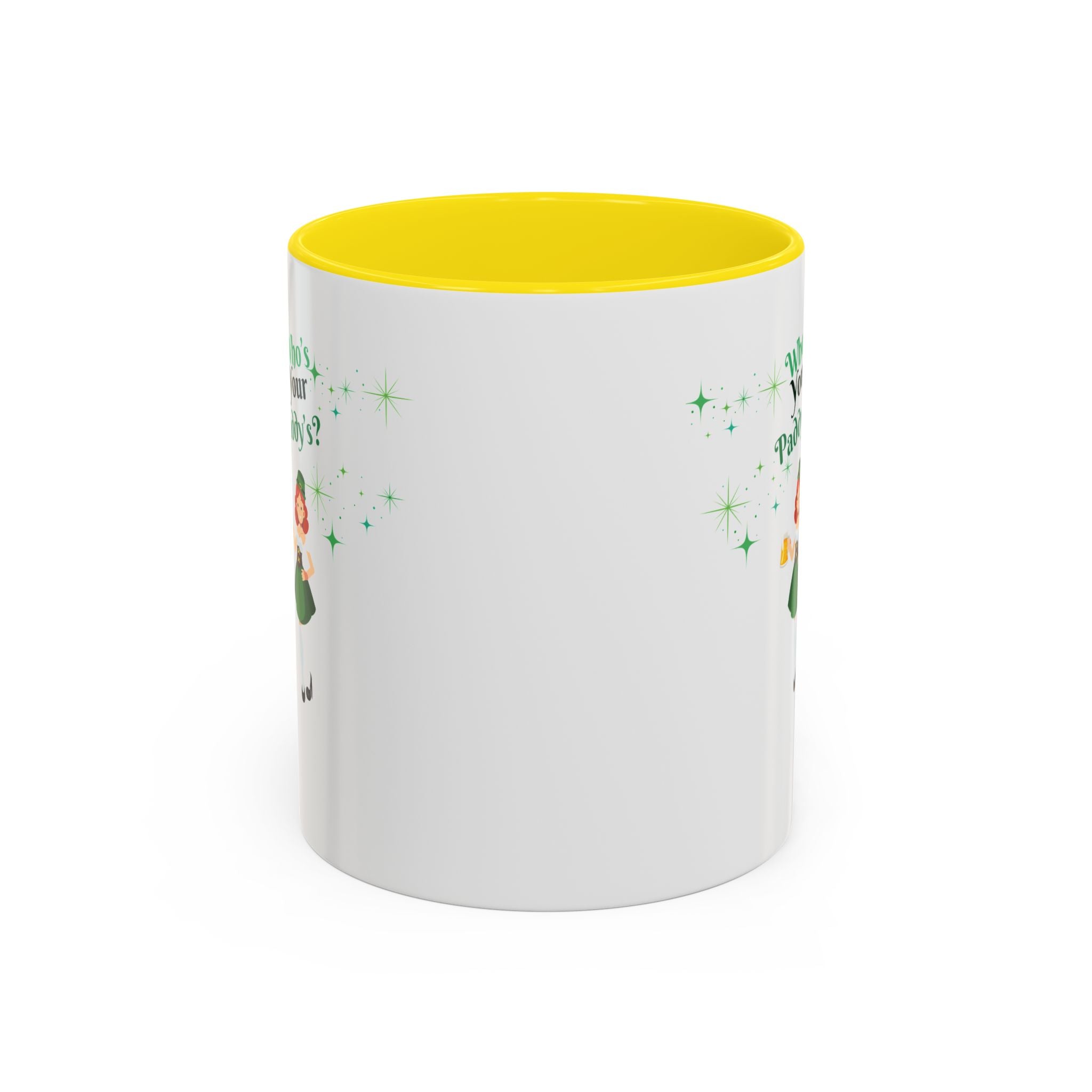 Who's Your Paddy's? Accent Coffee Mug