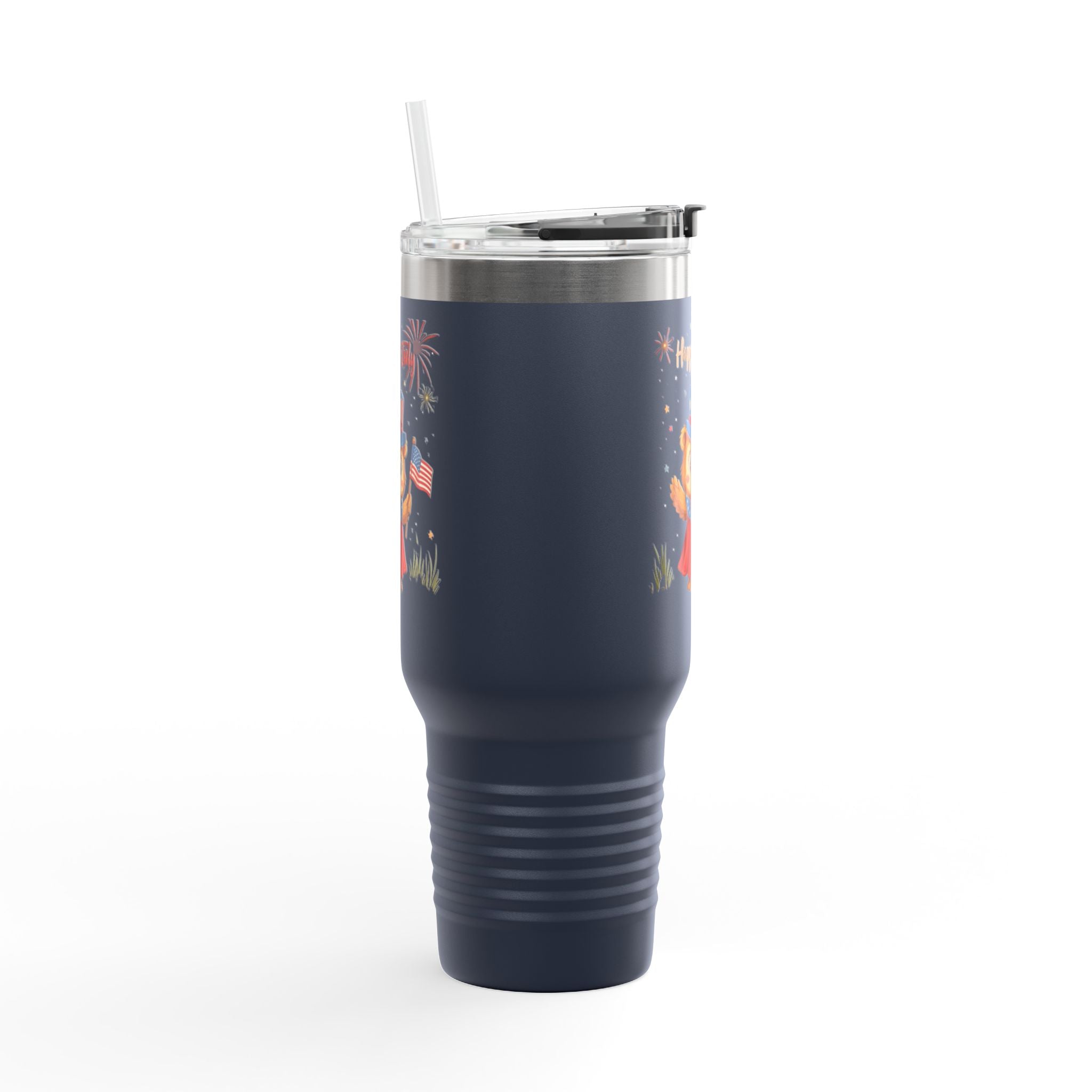 Happy Independence Day  Insulated Travel Mug, 40oz