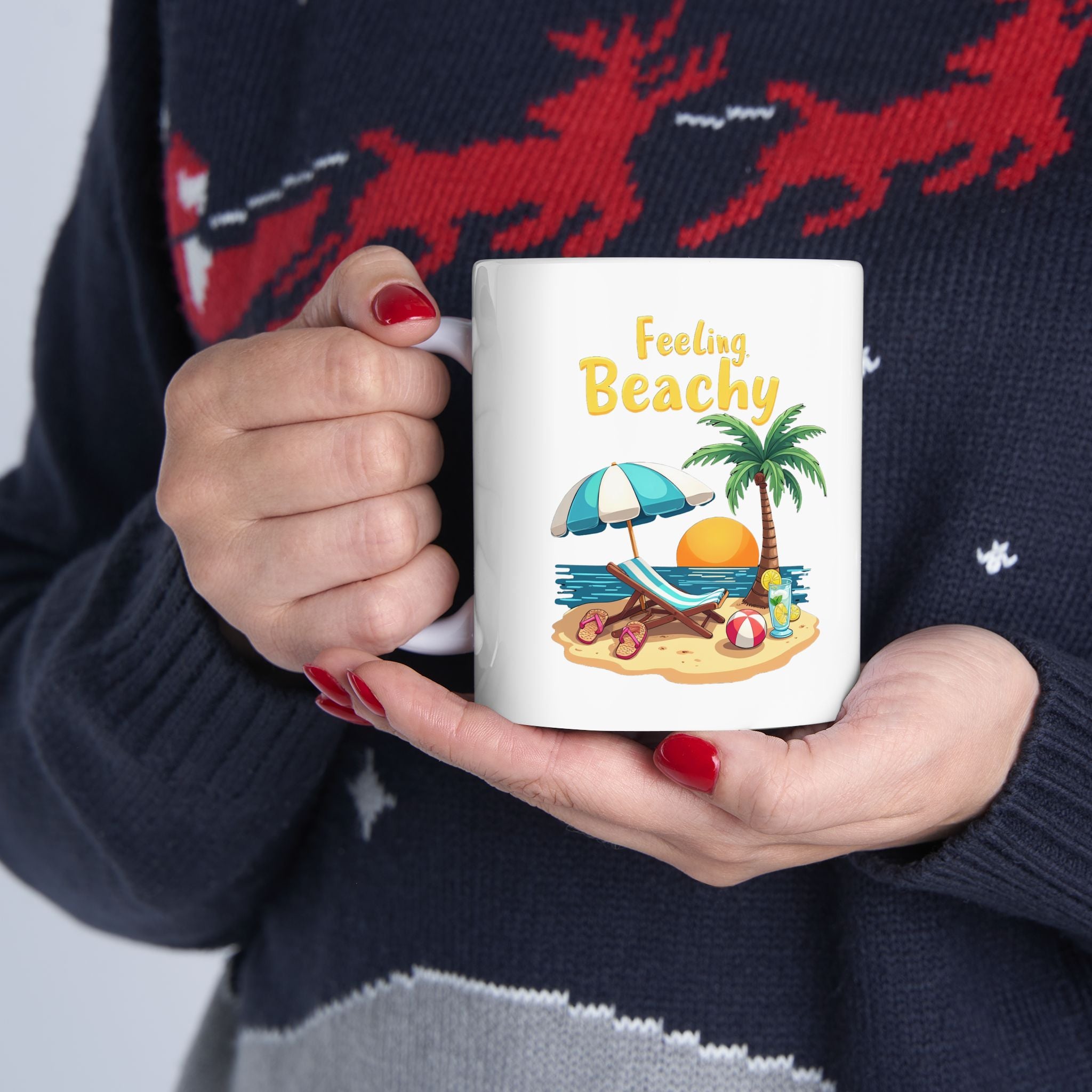 Feeling Beachy Ceramic Mug