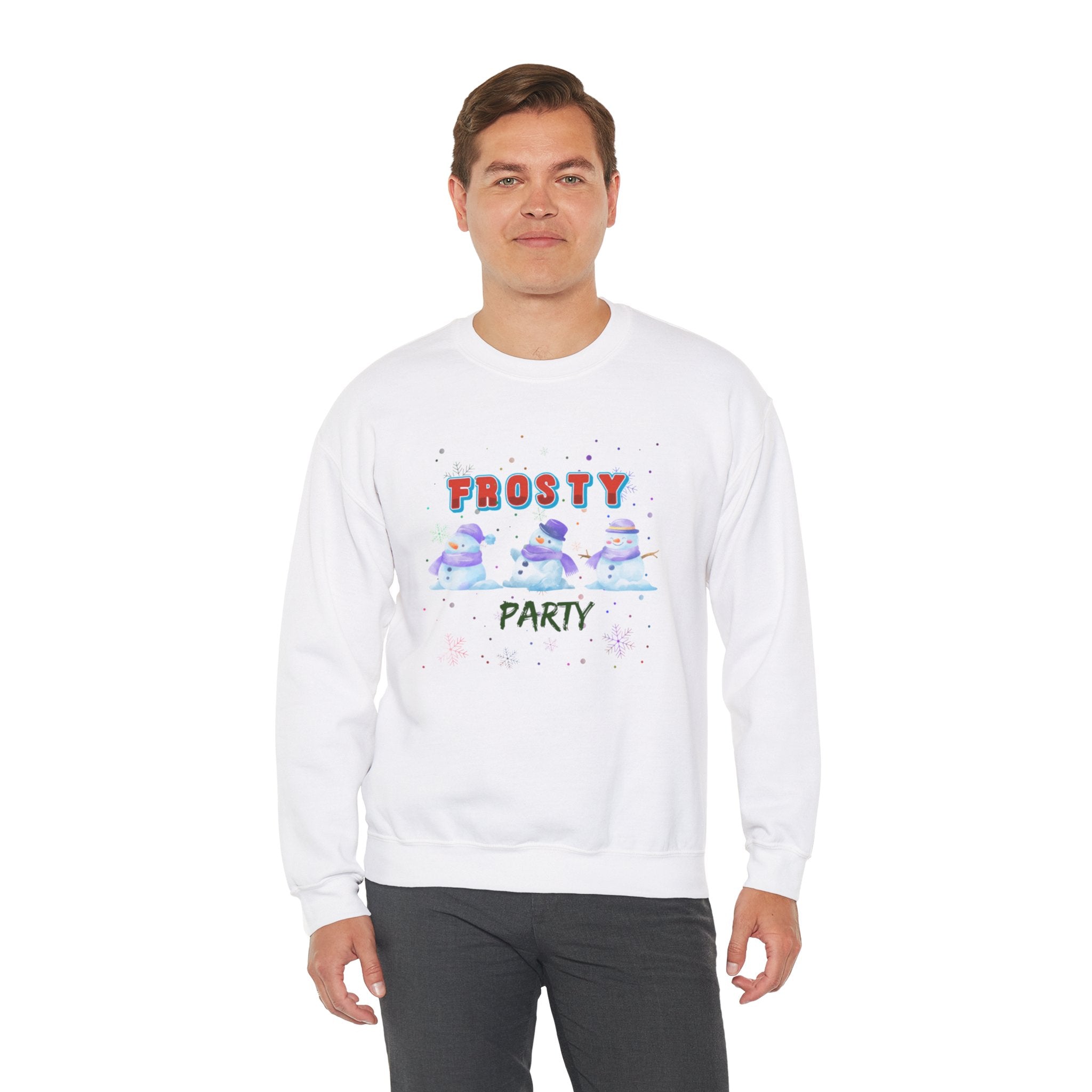 Frosty Party Unisex Heavy Blend™ Crewneck Sweatshirt