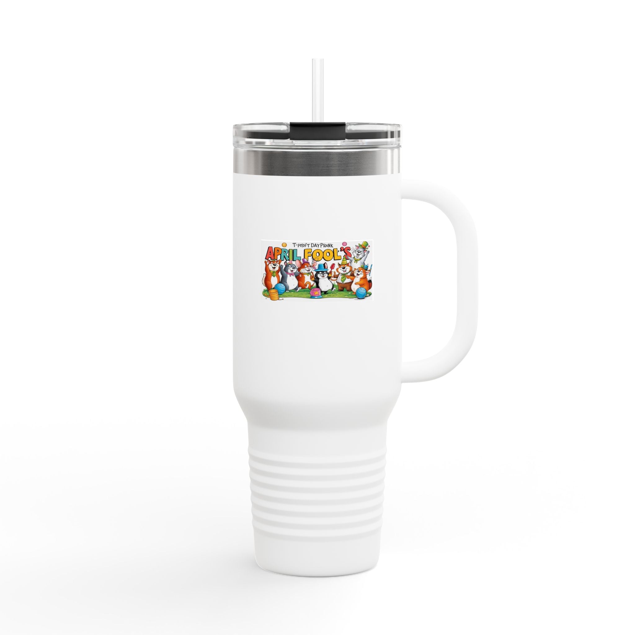 T-Pish'-T Day Prank Insulated Travel Mug - 40oz with Straw