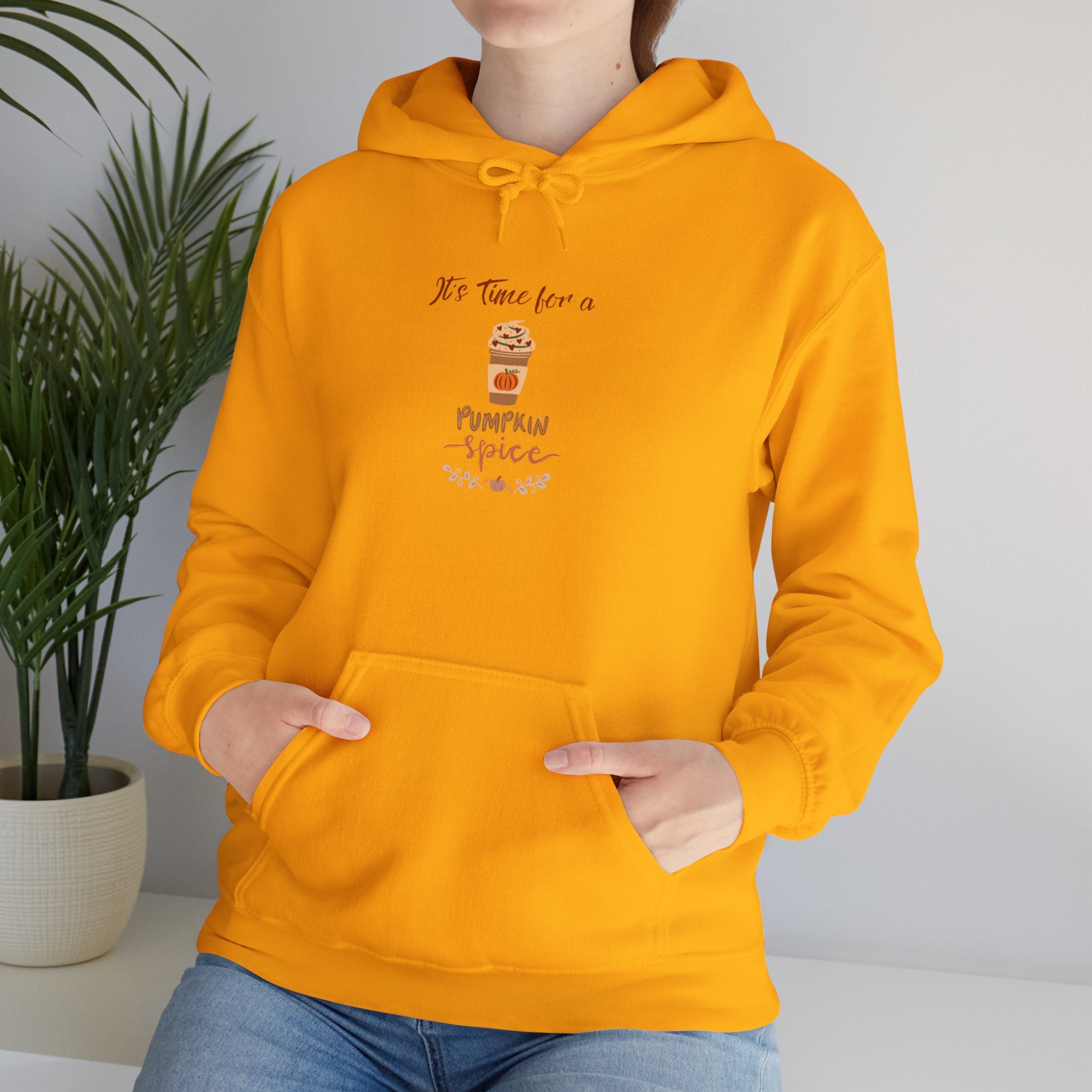 It's Time For A Pumpkin Spice Unisex Heavy Blend™ Hooded Sweatshirt