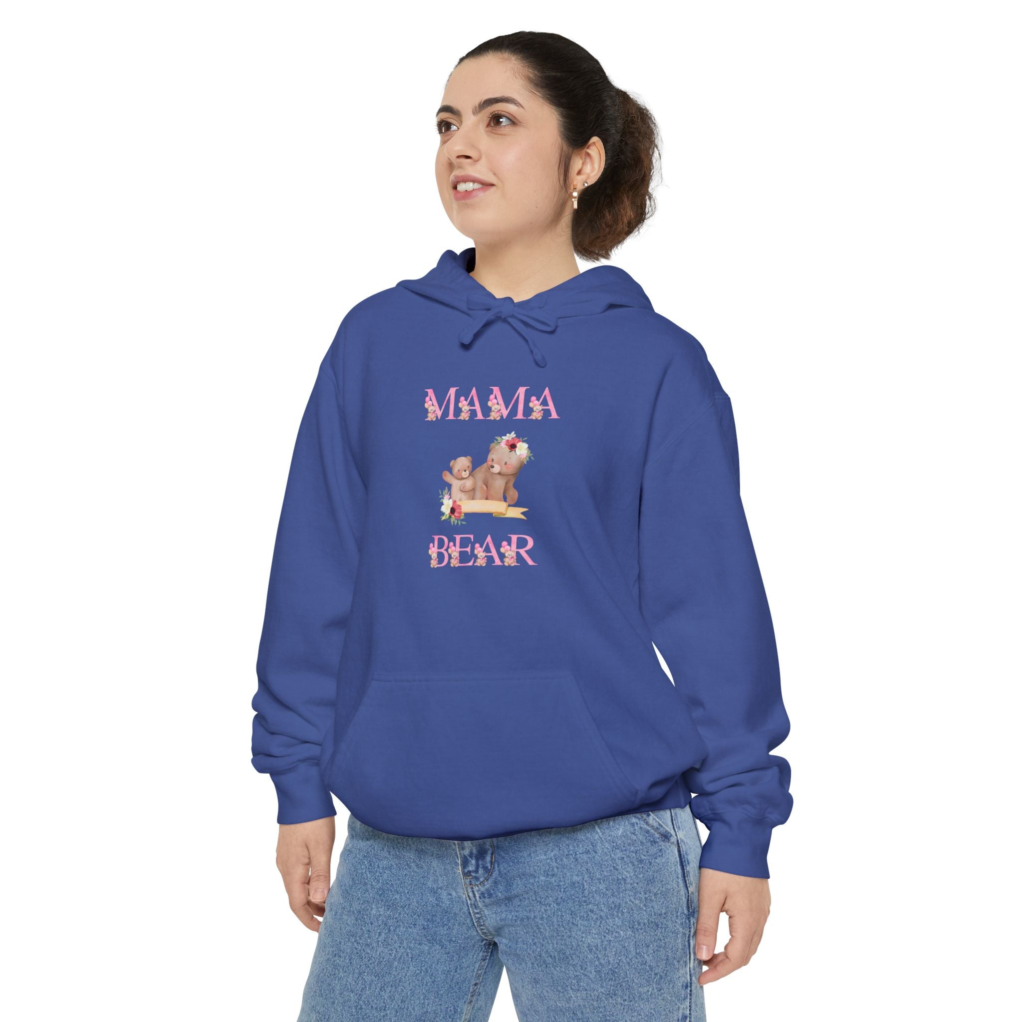 Mama Bear Unisex Garment-Dyed Hoodie