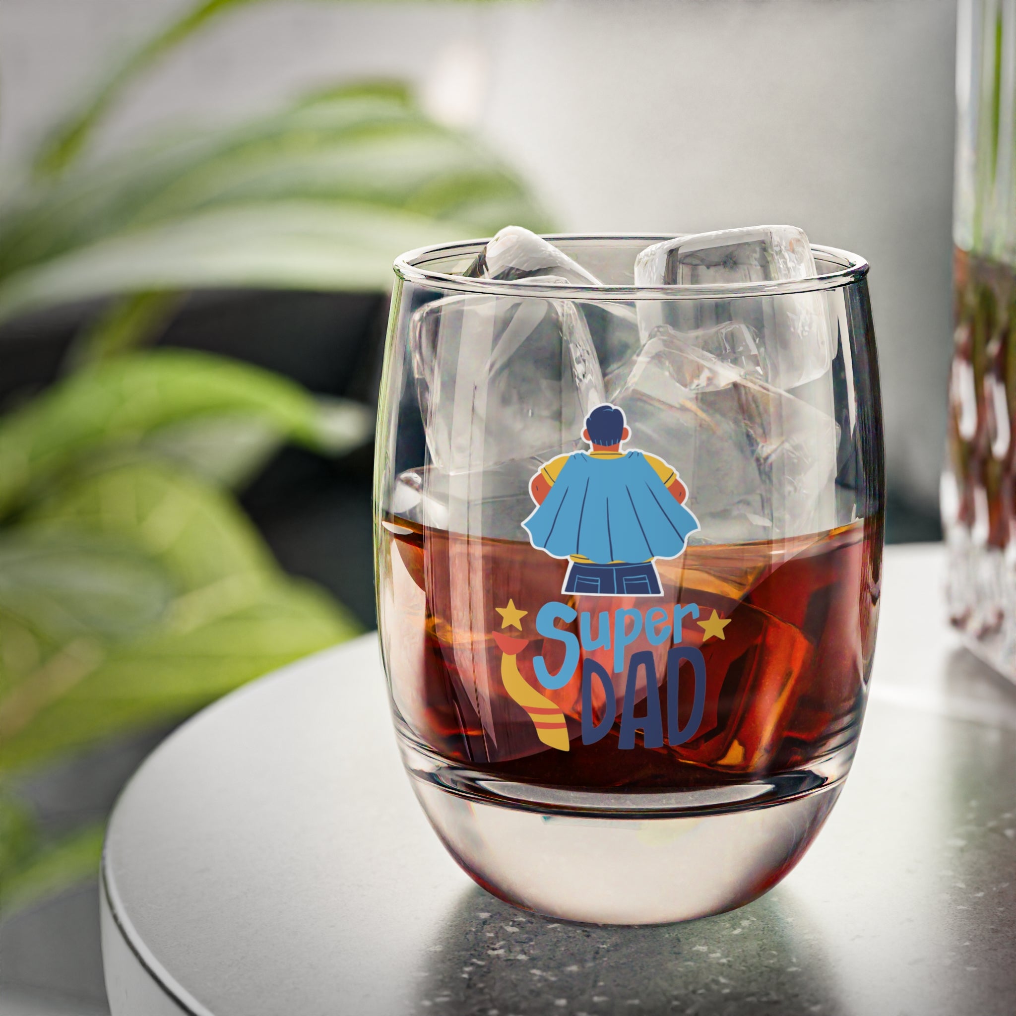 Super Dad Whiskey Glass