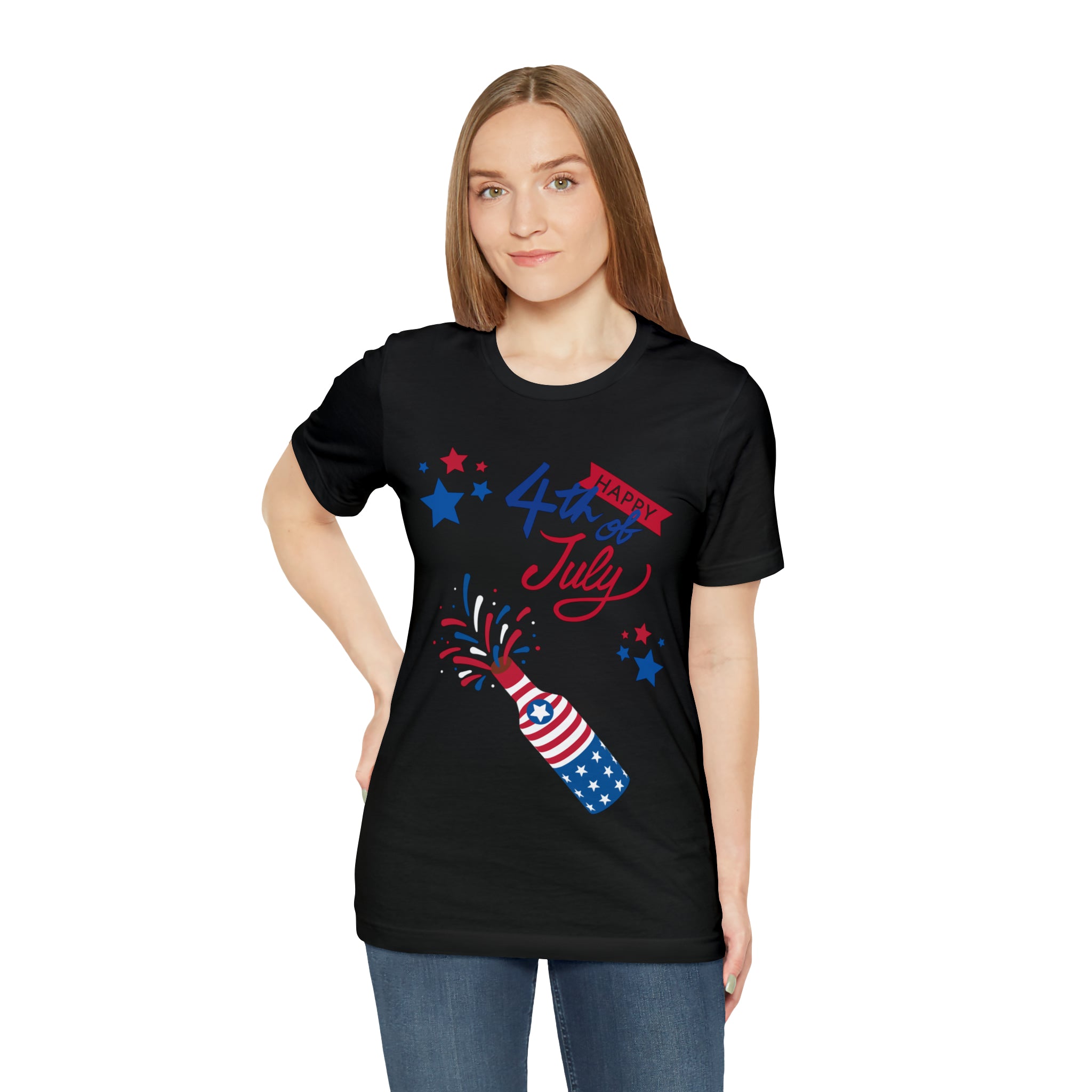 Happy 4th Of July Celebration Unisex Jersey Short Sleeve Tee