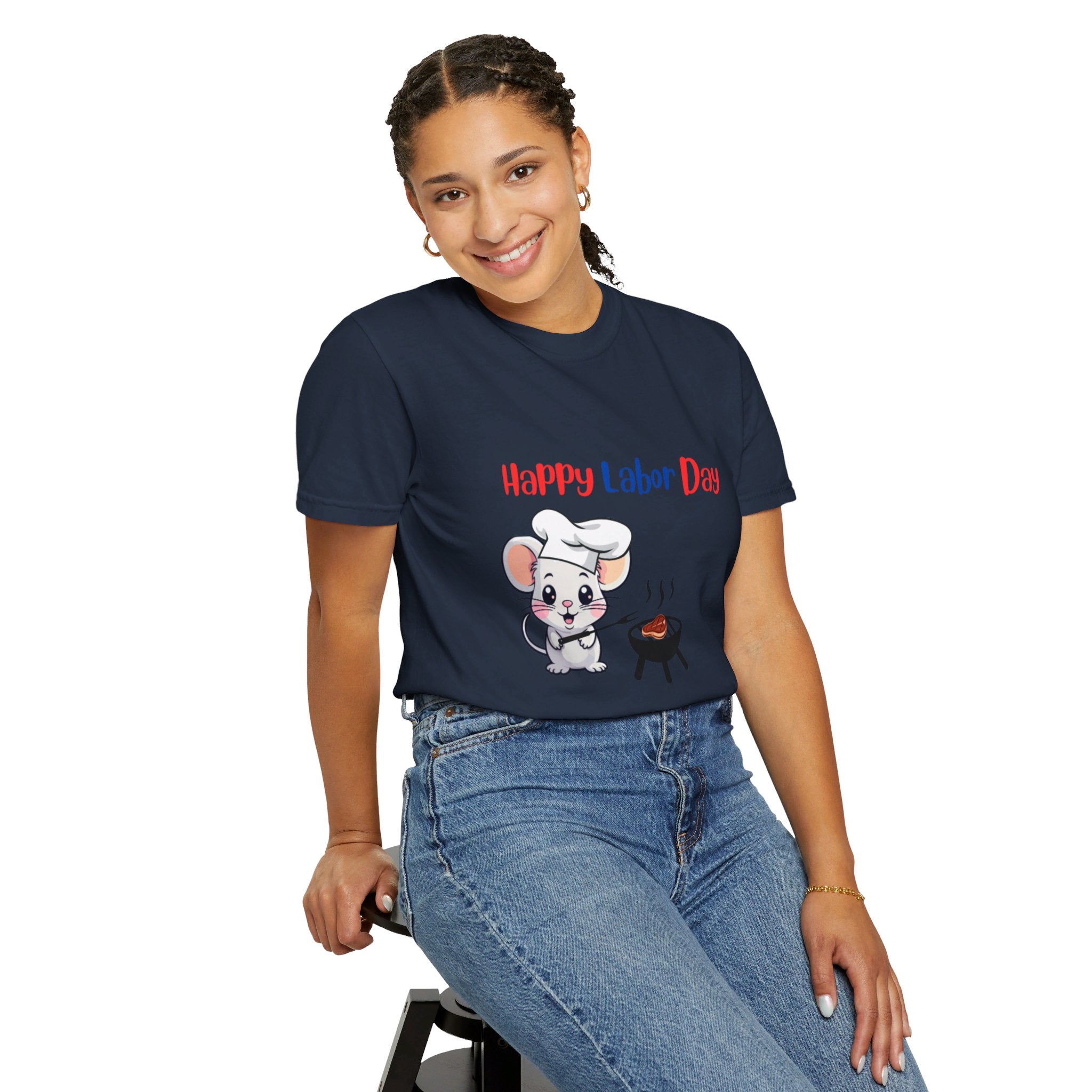 Labor Day Cookout Unisex Garment-Dyed T-shirt