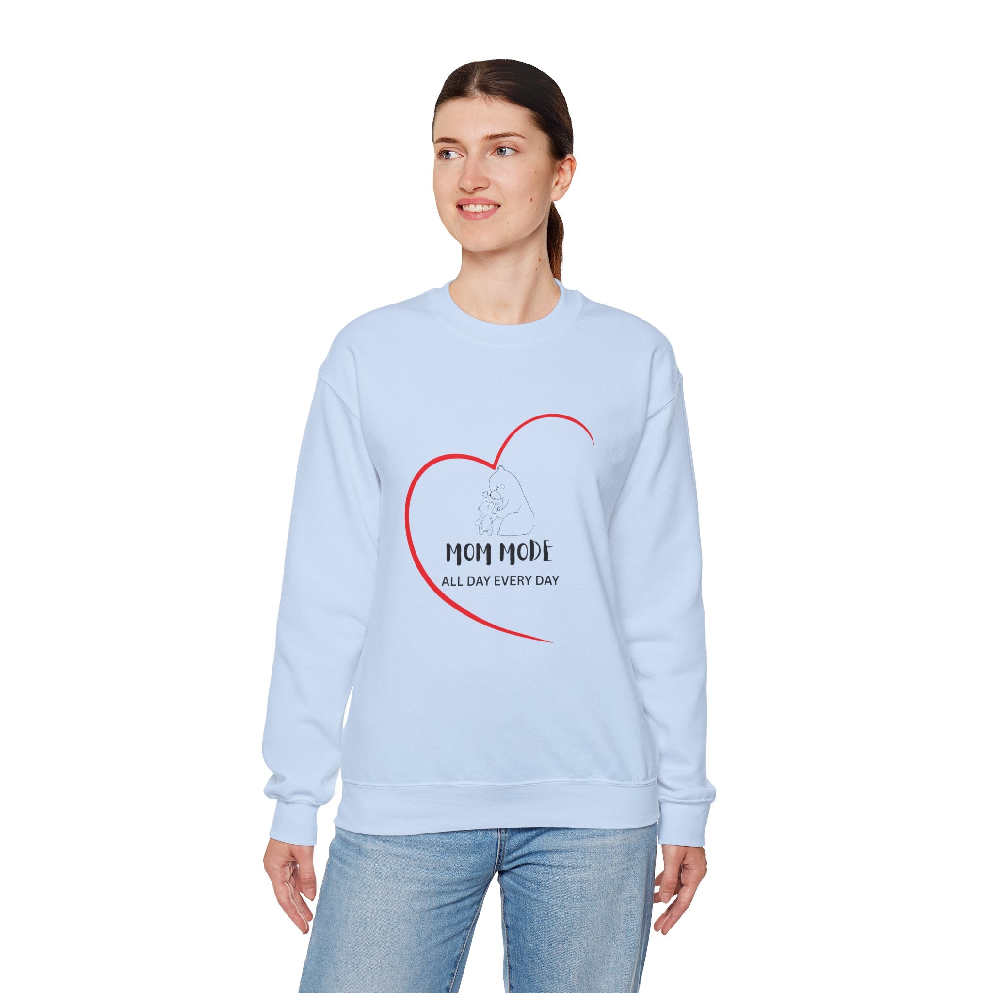 Mom Mode Crewneck Sweatshirt