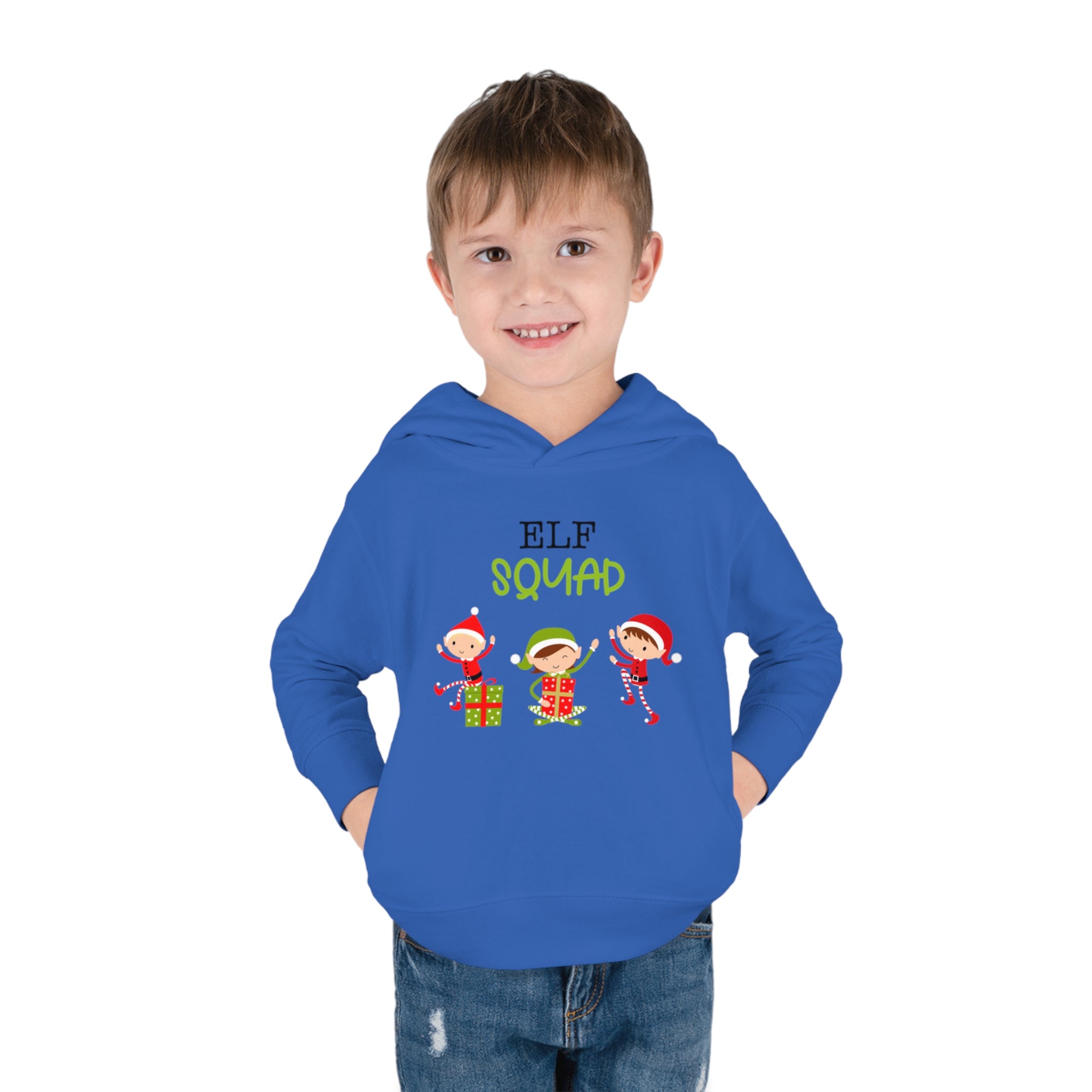 Elf Squad Toddler Pullover Fleece Hoodie
