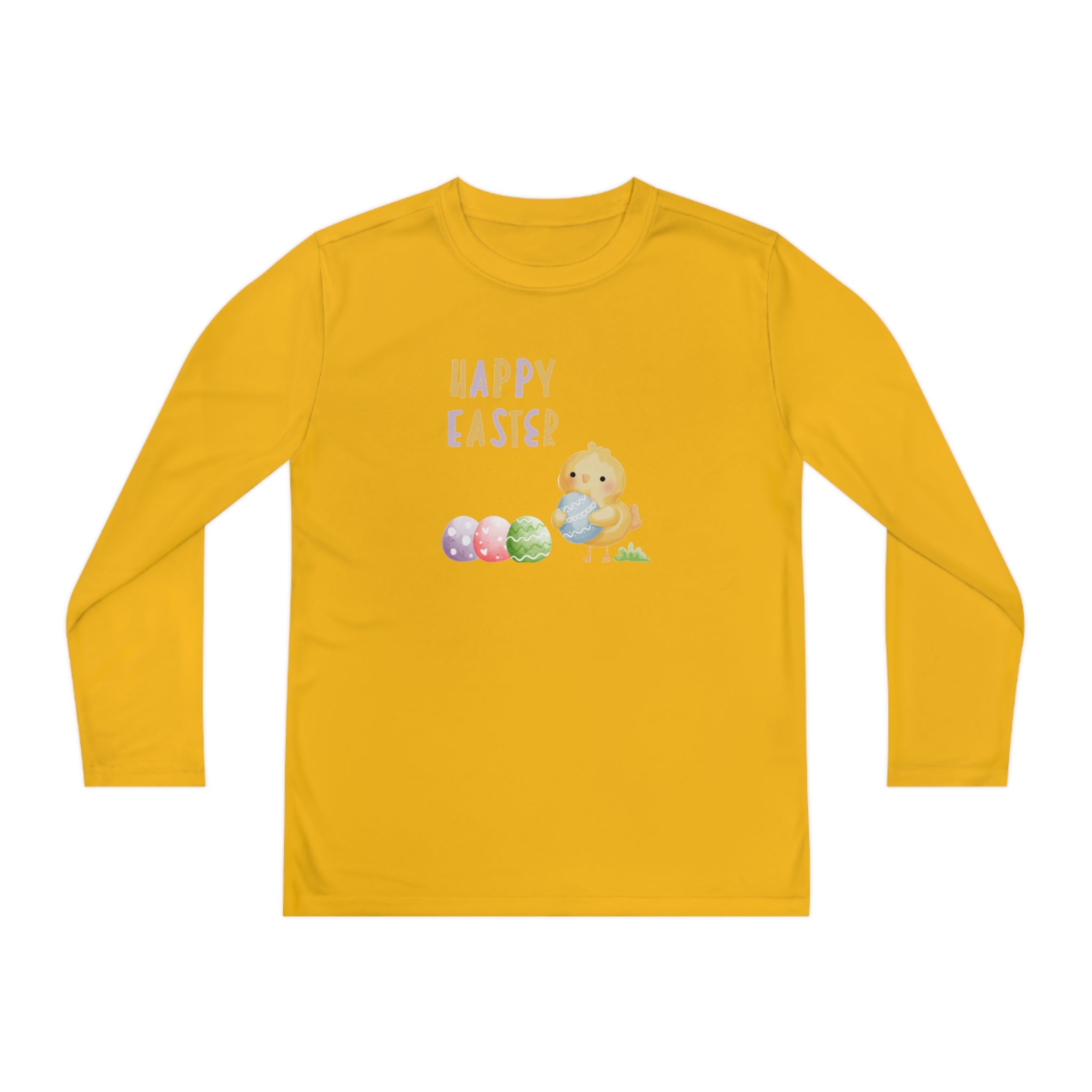 Wishing You A Happy Easter Youth Long Sleeve Competitor Tee