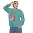 Gnome Valentine's Day Unisex Garment-Dyed Sweatshirt