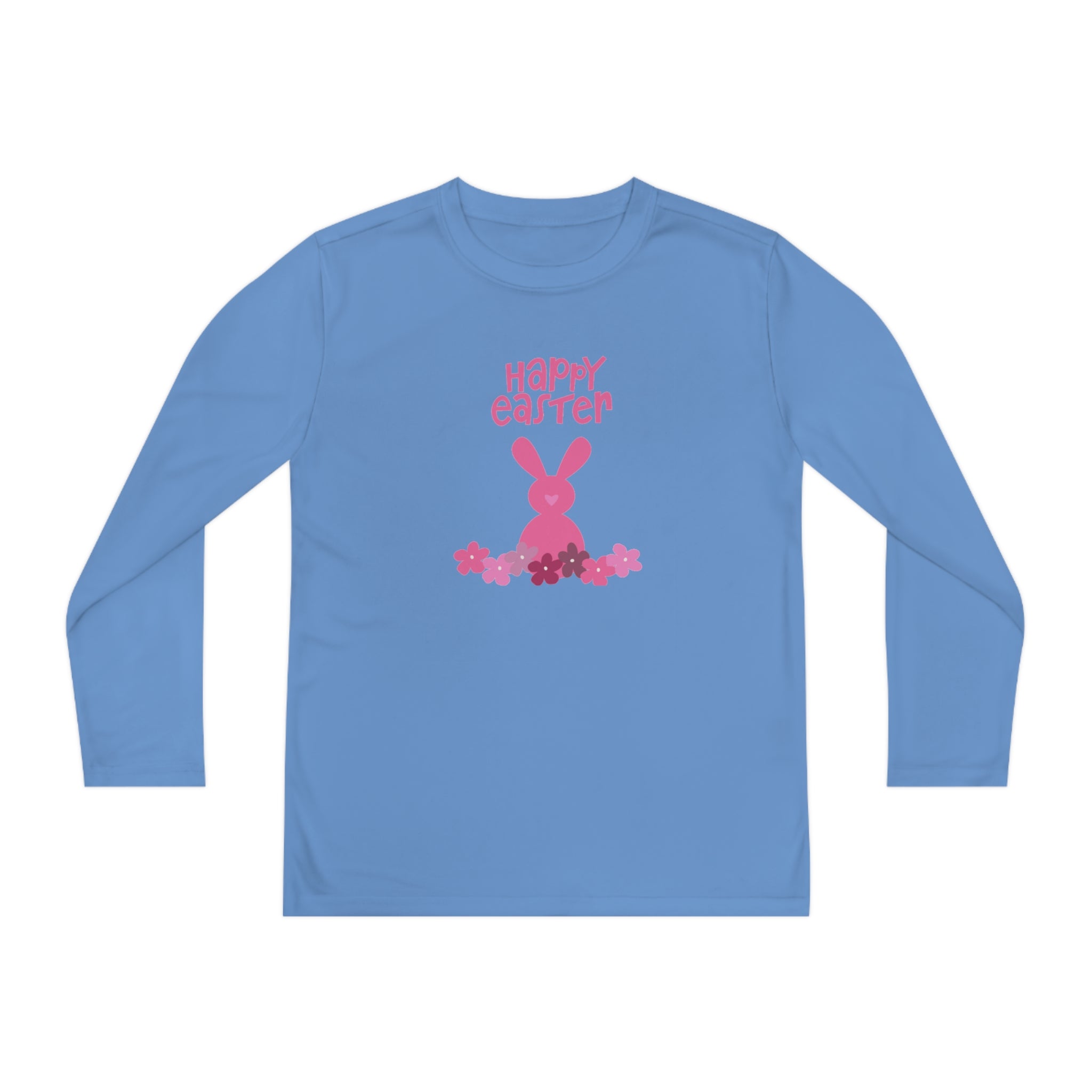 Happy Bunny Day Youth Long Sleeve Competitor Tee