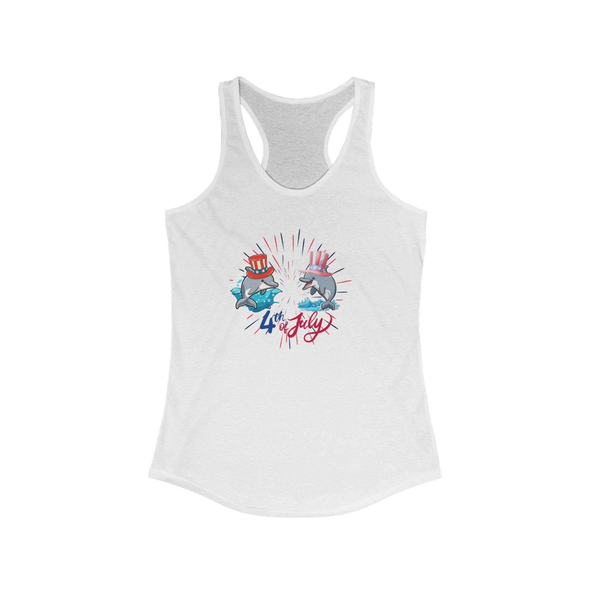 Splash 4th Of July Women's Ideal Racerback Tank