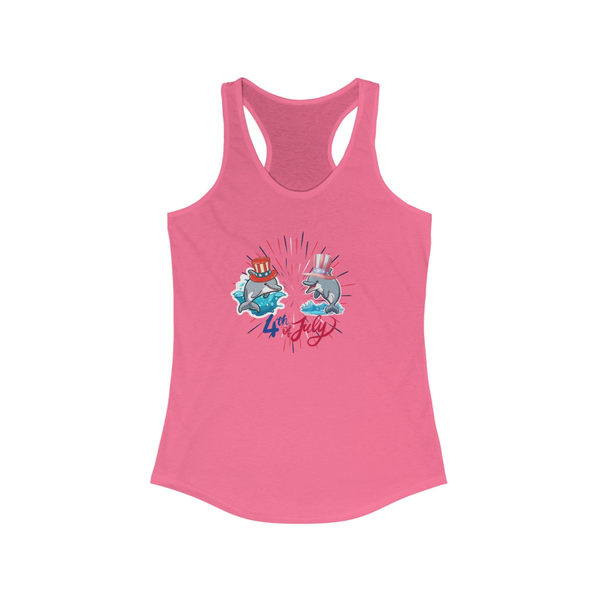 Splash 4th Of July Women's Ideal Racerback Tank
