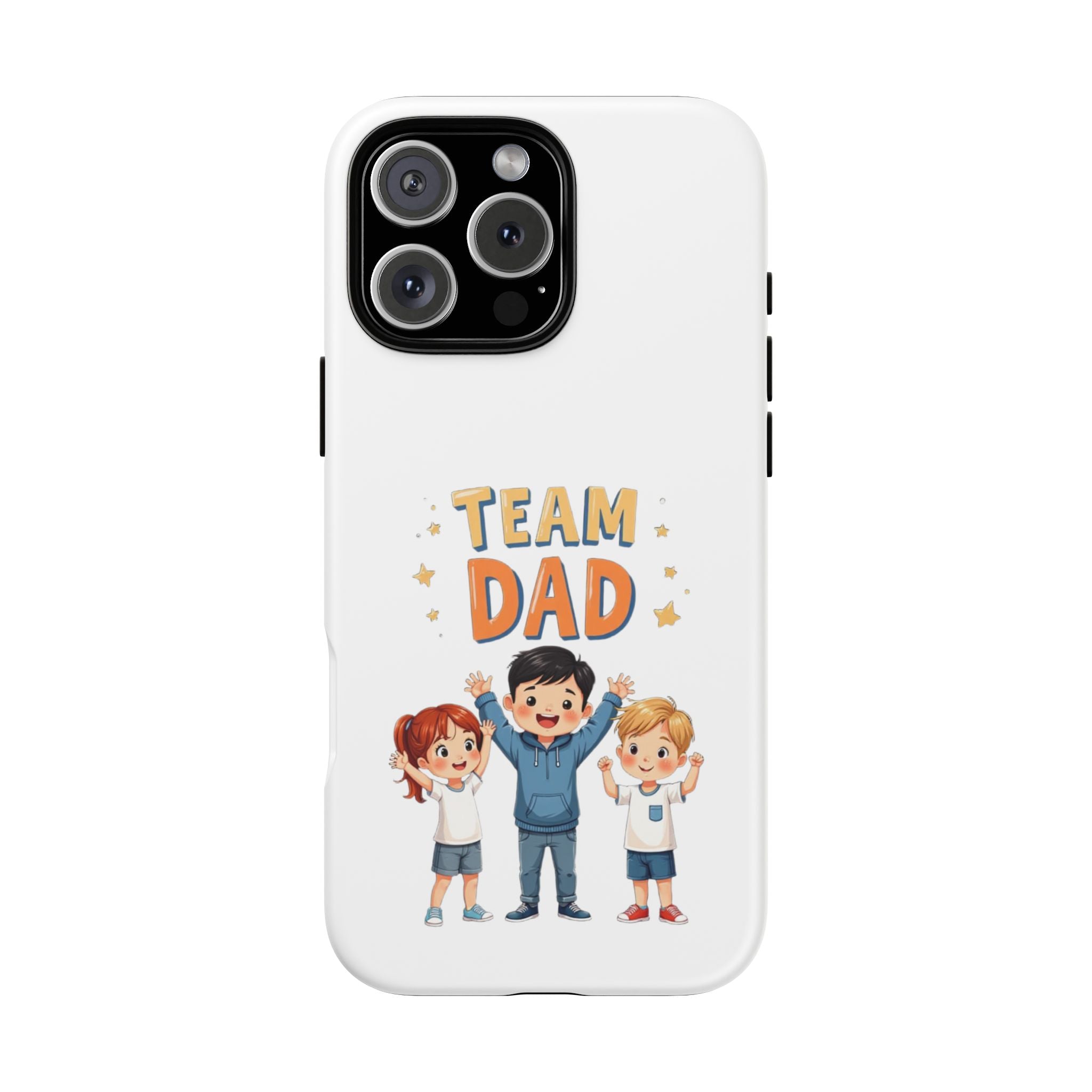 Team Dad Phone Case, Fun Gift for Fathers, Durable Phone Protector, Cute Dad Team Merchandise, Father's Day Special