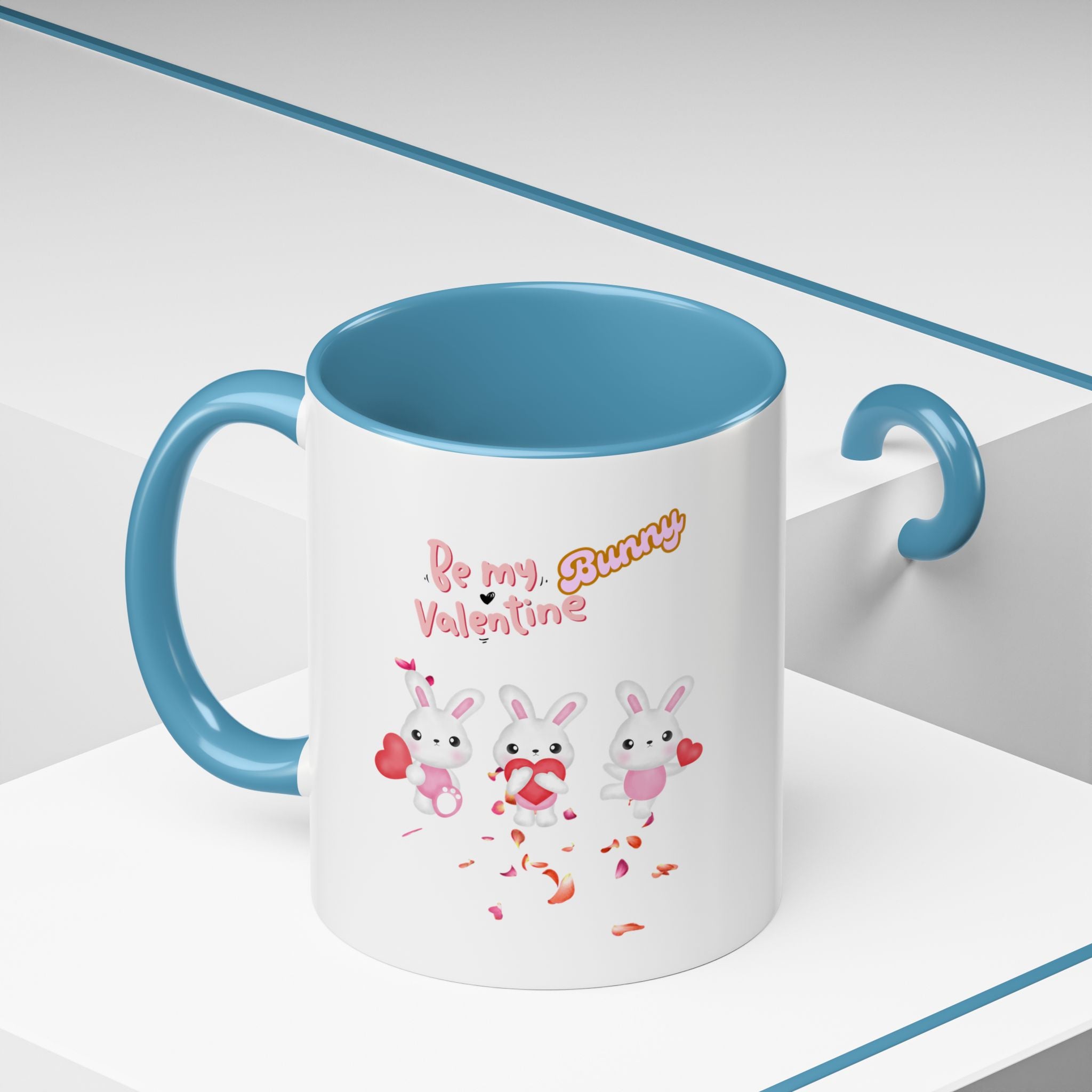 My Bunny Valentine Accent Coffee Mug (11, 15oz)