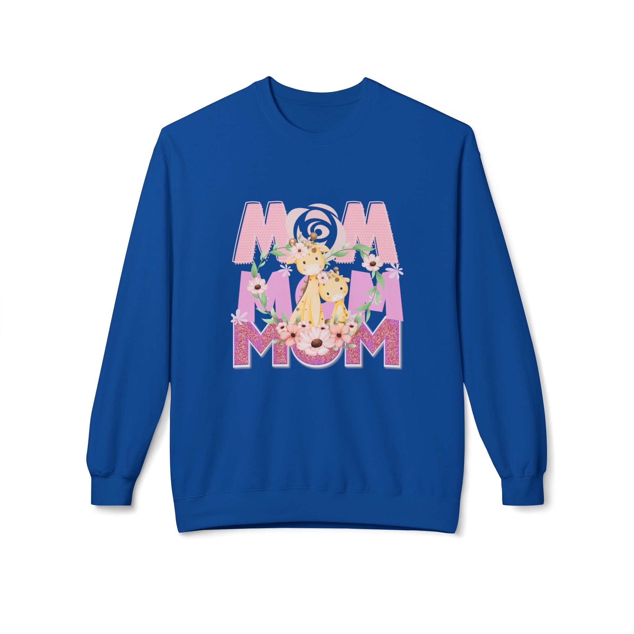 Floral Mom Crewneck Sweatshirt - Midweight & Softstyle