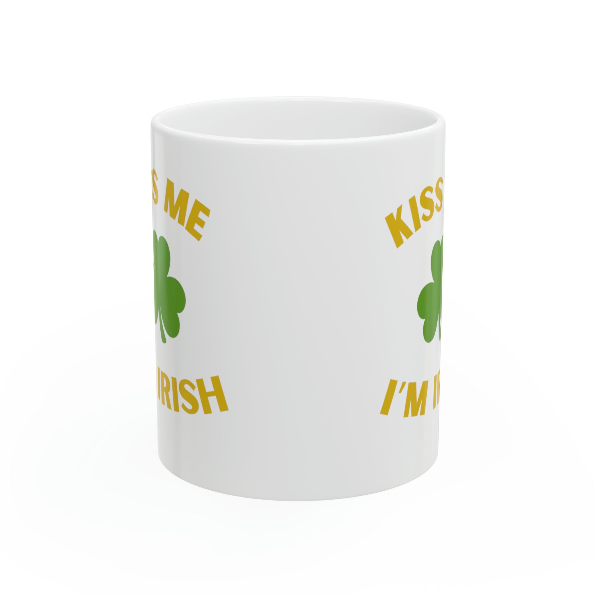 Kiss Me I'm Irish Ceramic Mug, 11oz