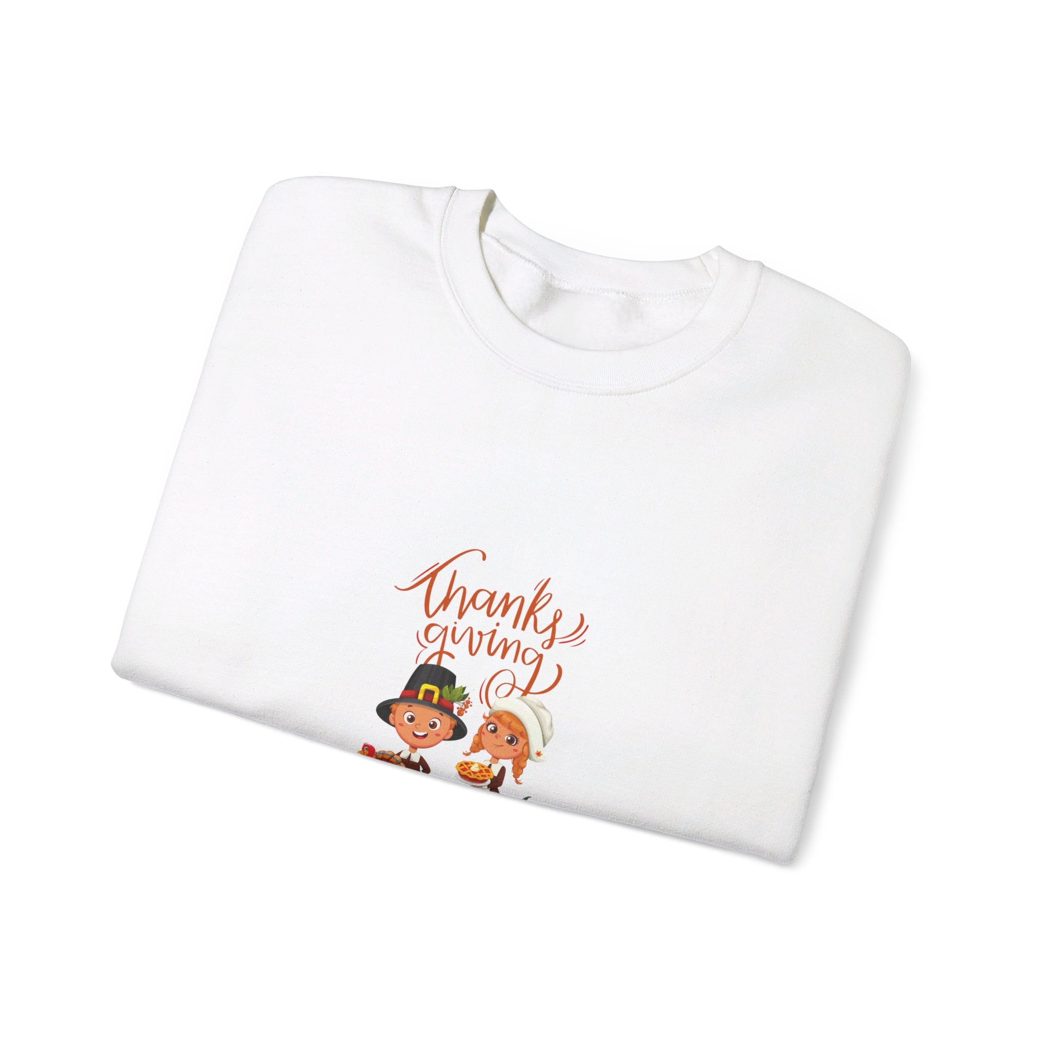 Happy Thanksgiving Unisex Heavy Blend™ Crewneck Sweatshirt
