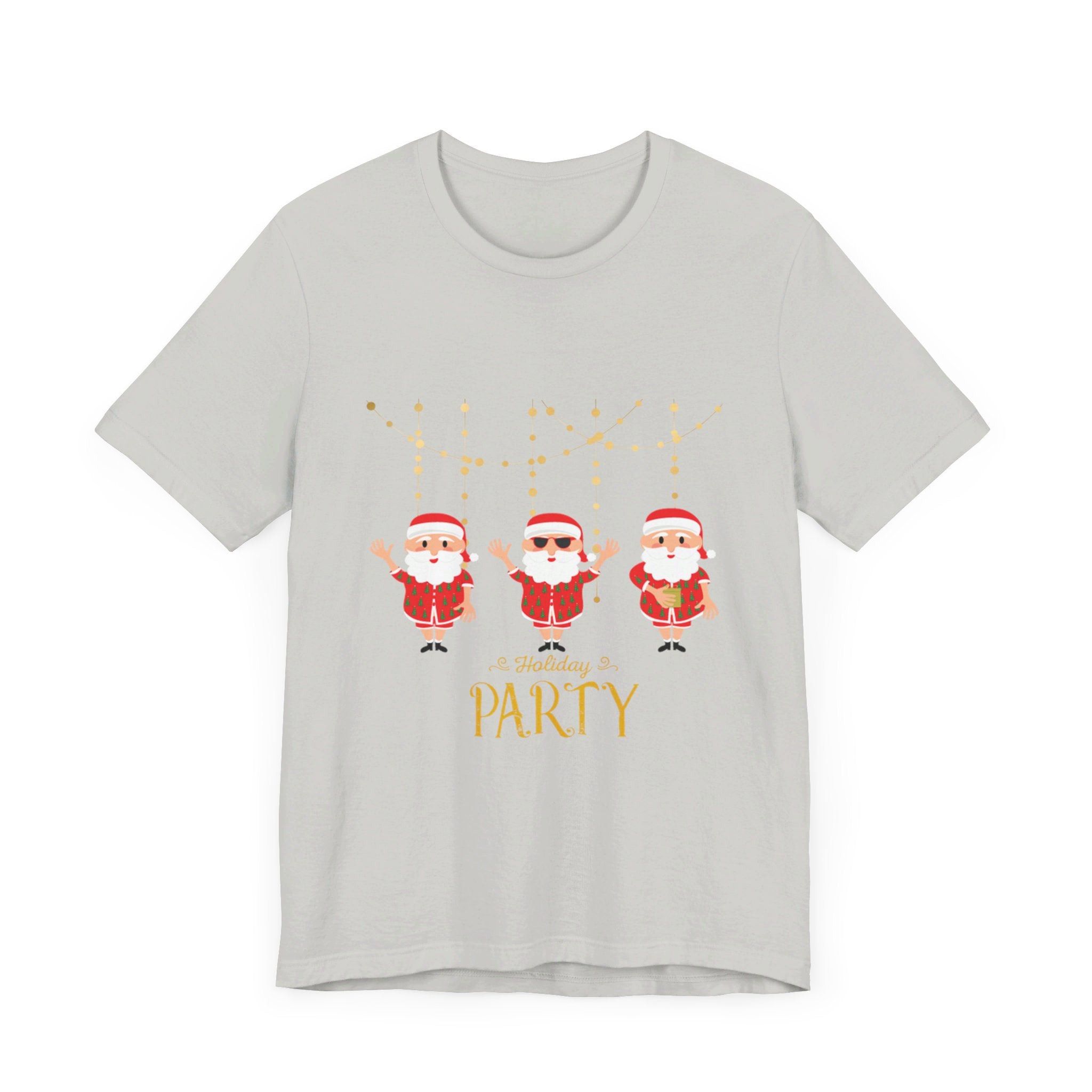 Santa's Holiday Party Unisex Jersey Short Sleeve Tee