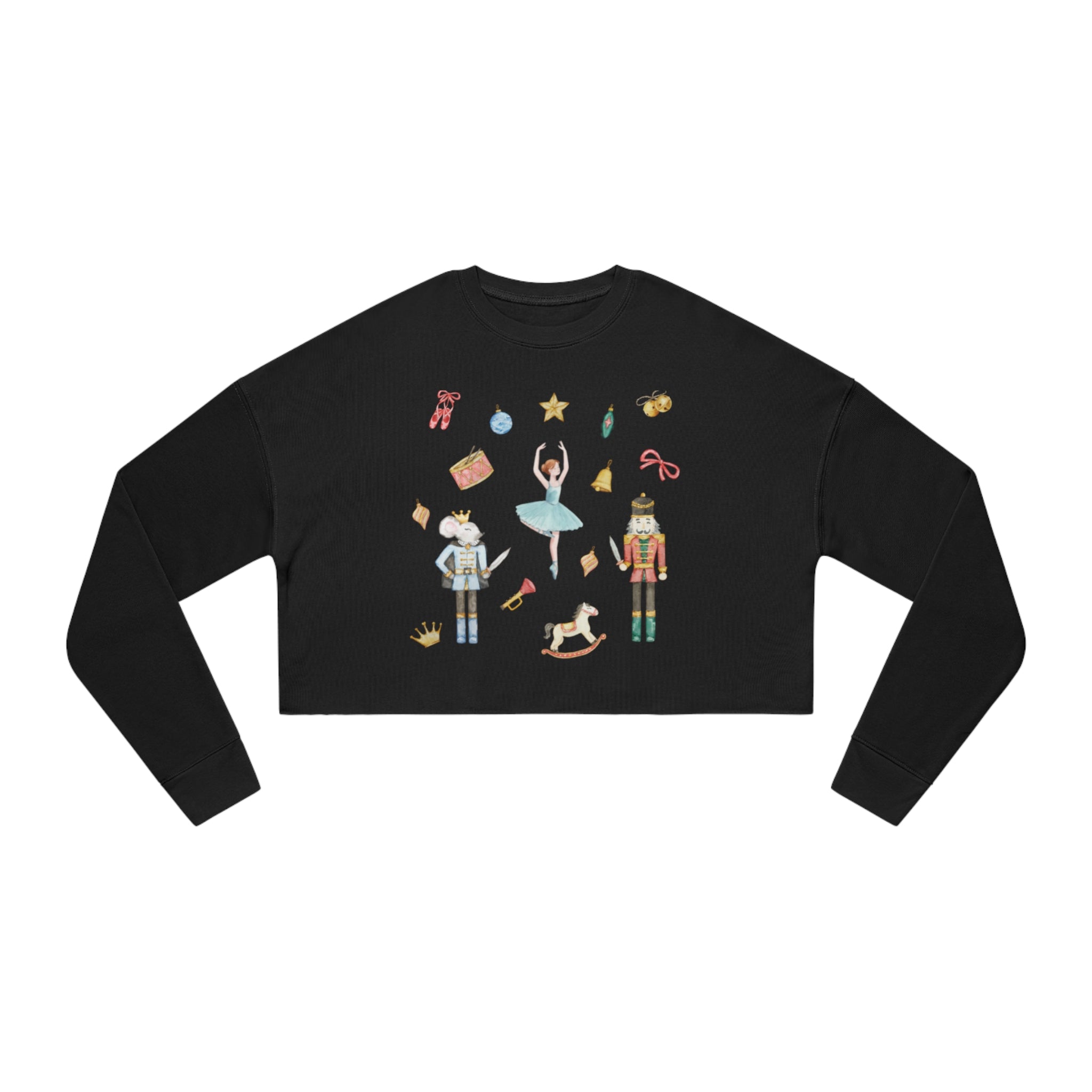 Nutcracker Women's Cropped Sweatshirt