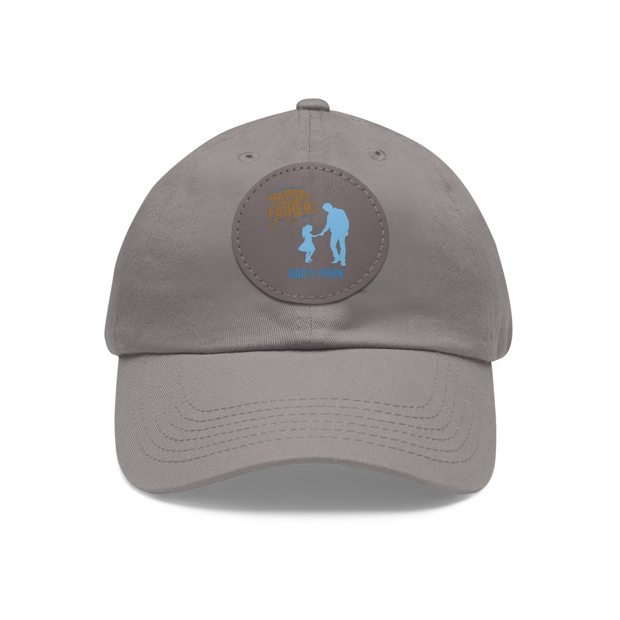 Dad's Pride Hat with Leather Patch (Round)