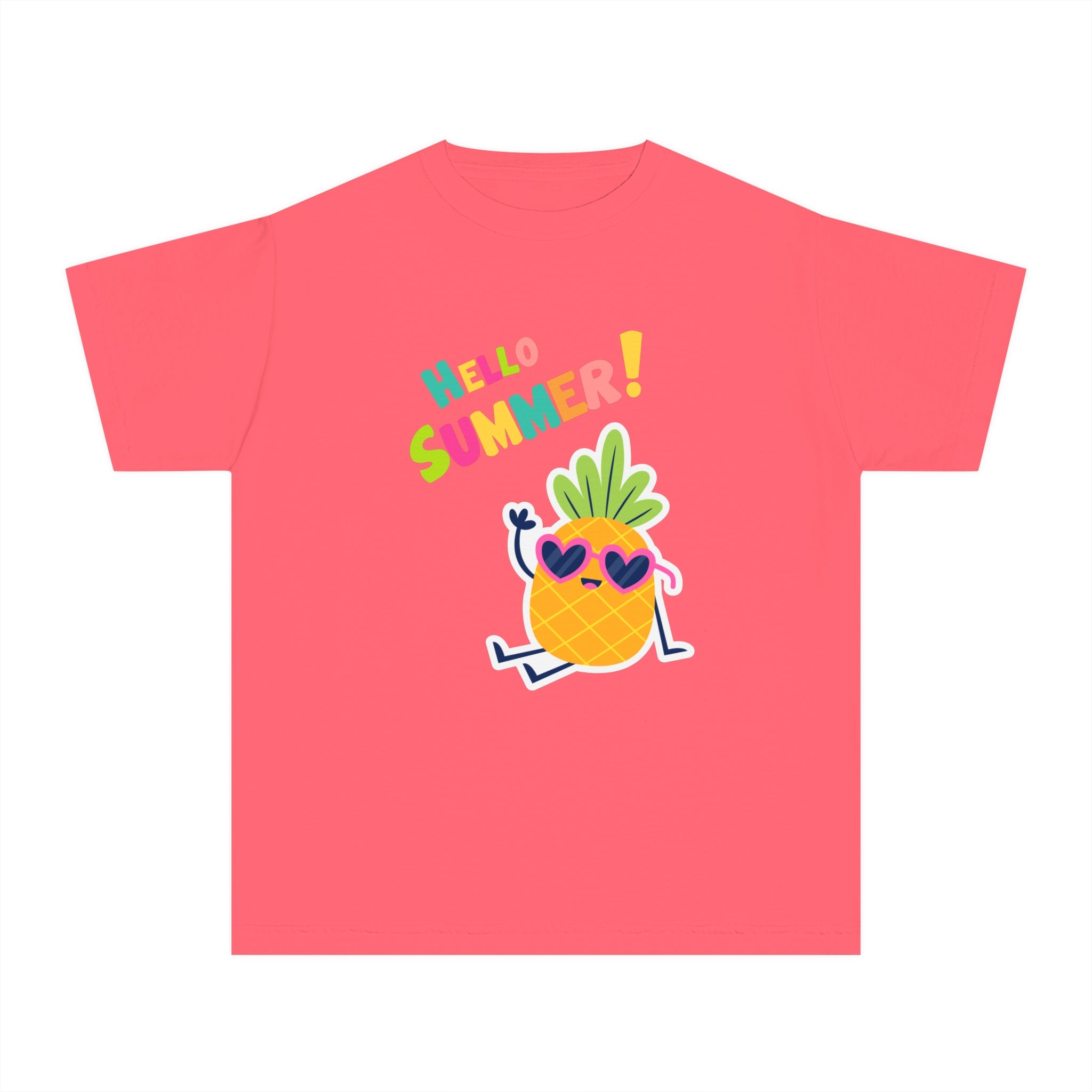 Hello Pineapple Summer Youth Midweight Tee