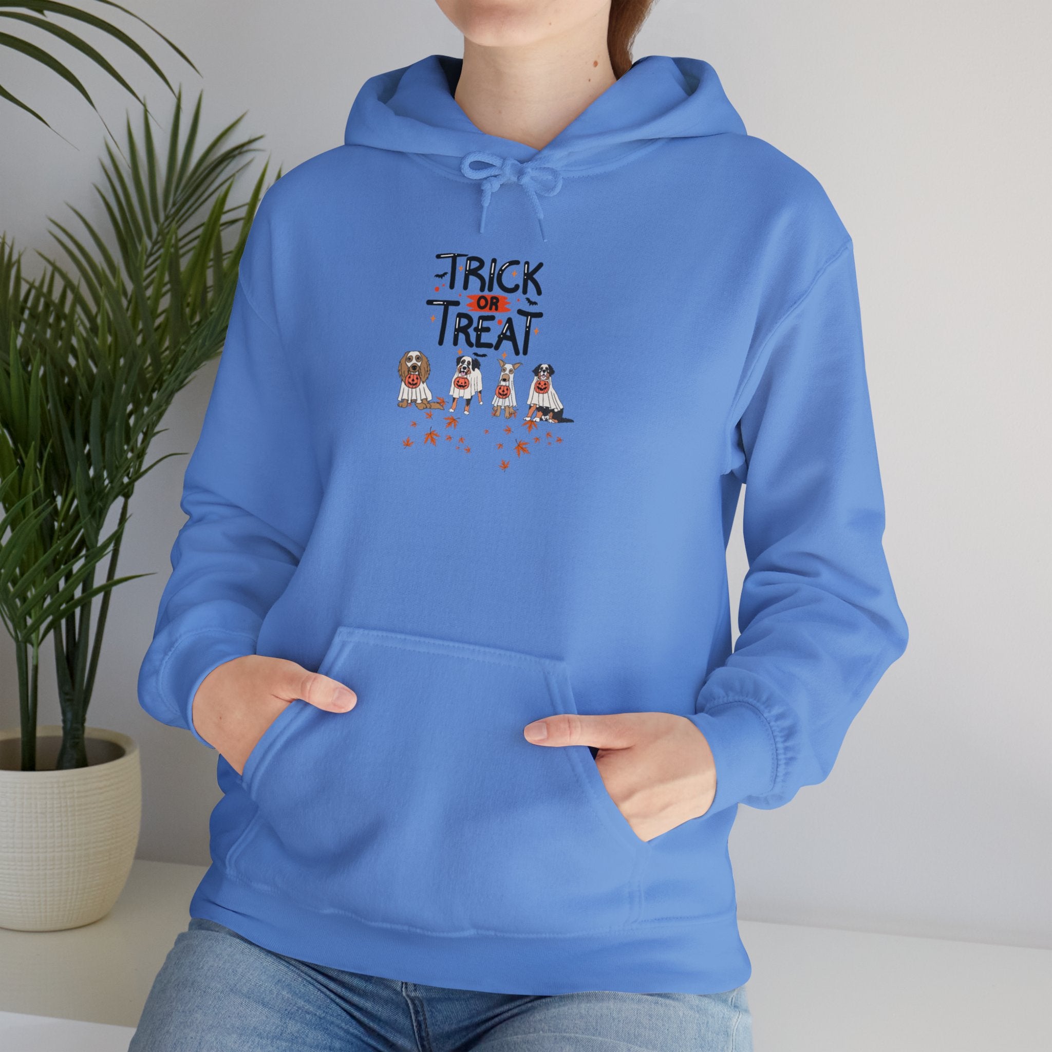 Pooch Trick or Treat Unisex Heavy Blend™ Hooded Sweatshirt