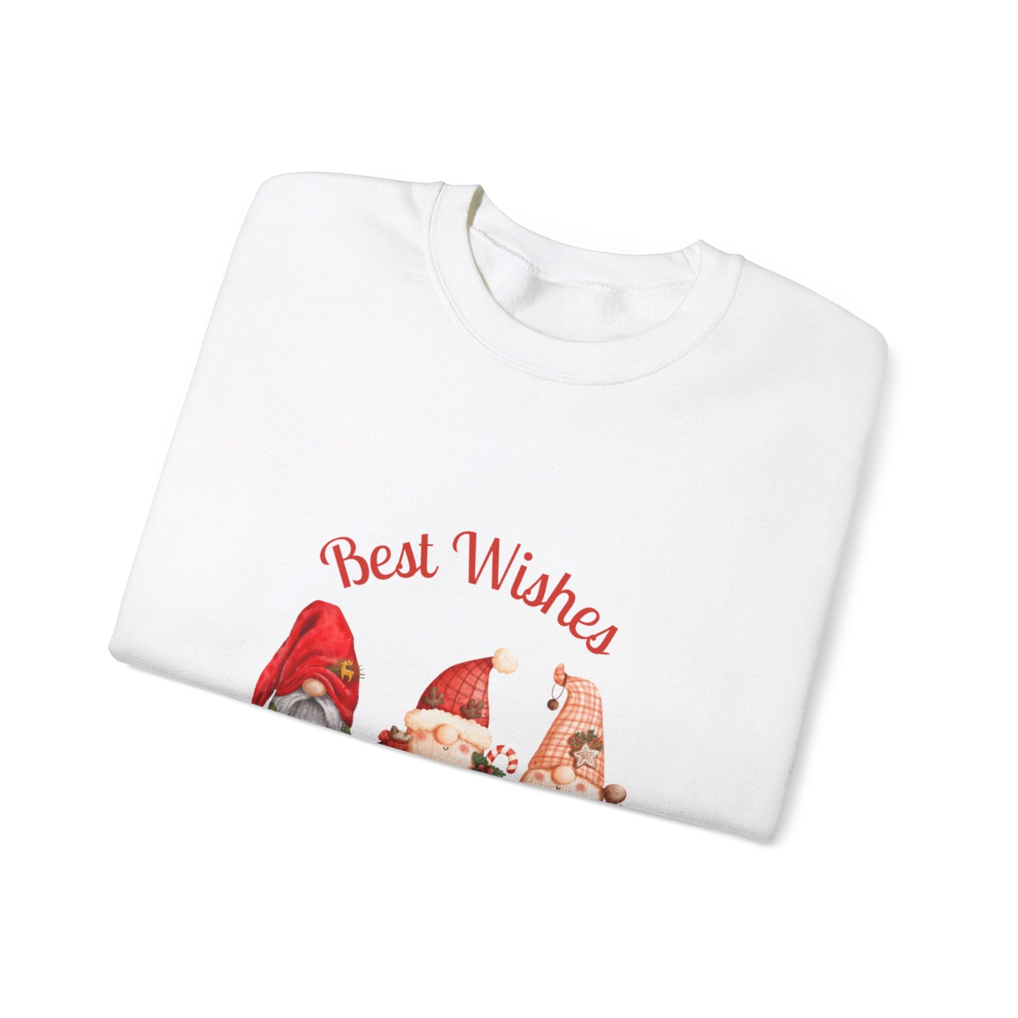 Gnome Best Wishes Unisex Heavy Blend™ Crewneck Sweatshirt