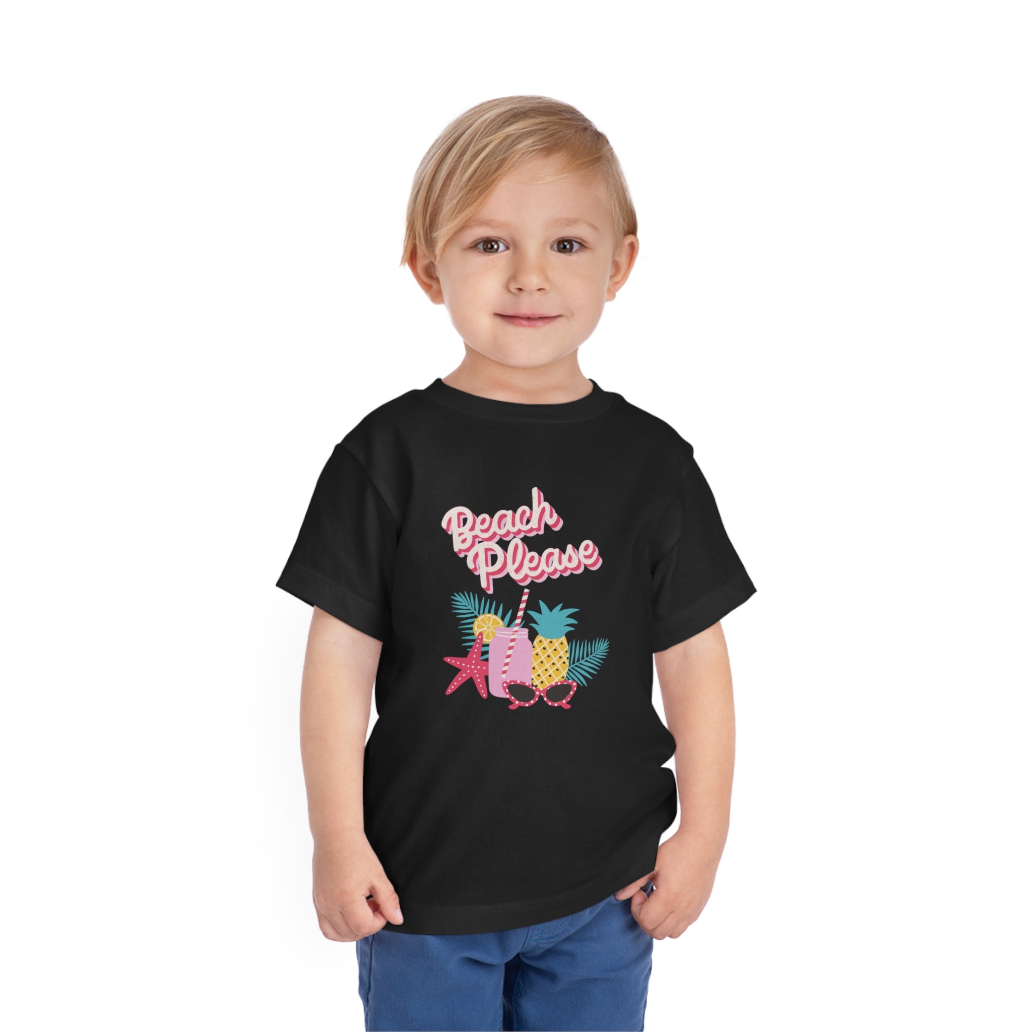 Beach Please Toddler Short Sleeve Tee