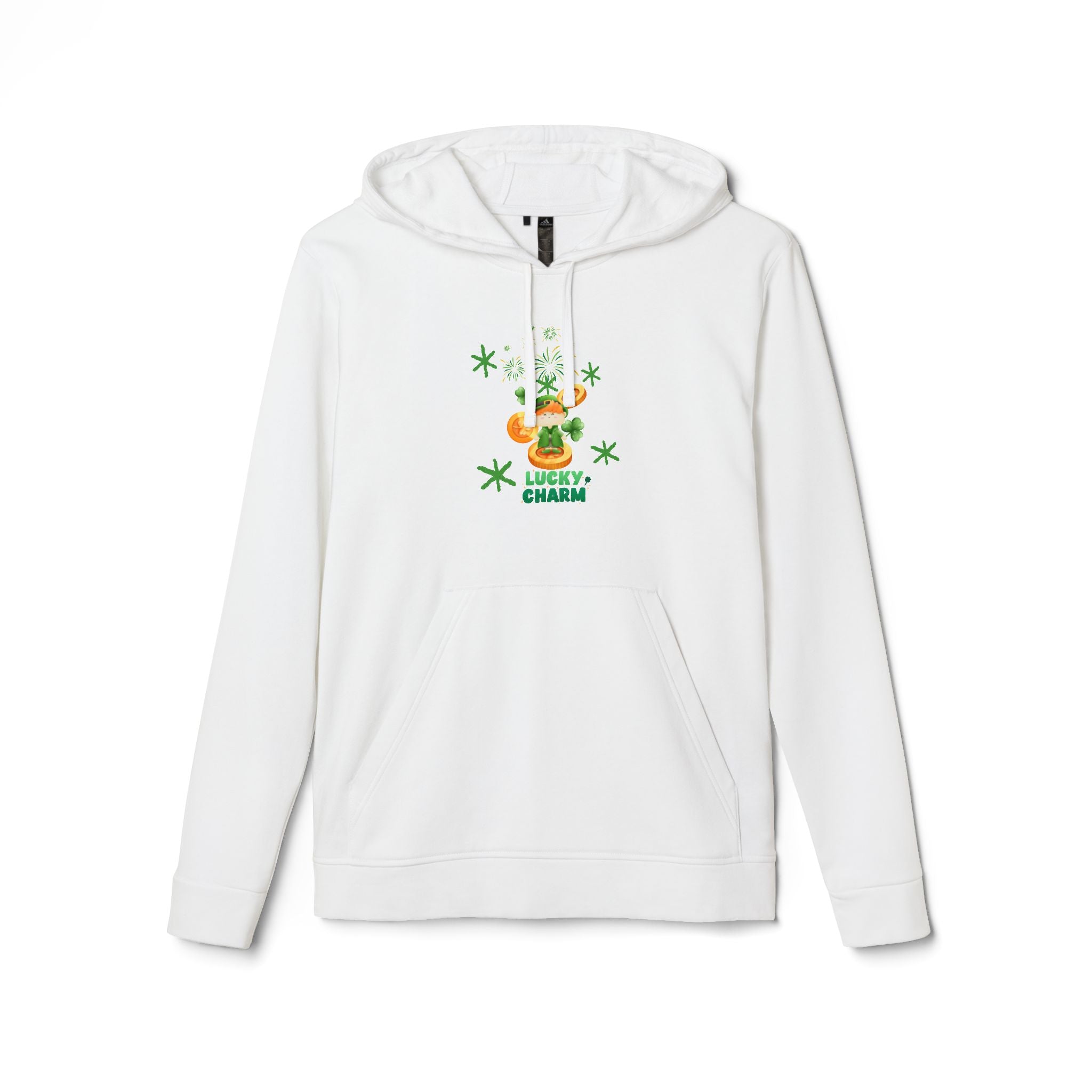 Lucky Charm  Adidas Unisex Fleece Hoodie
