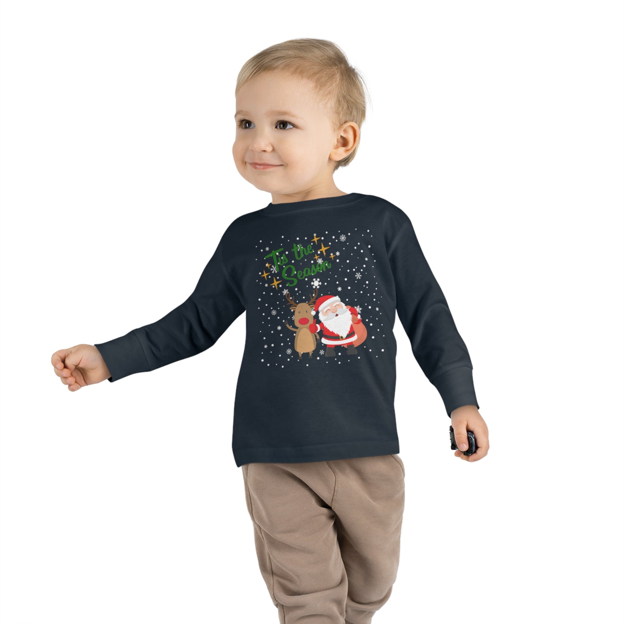 Tis The Season Toddler Long Sleeve Tee