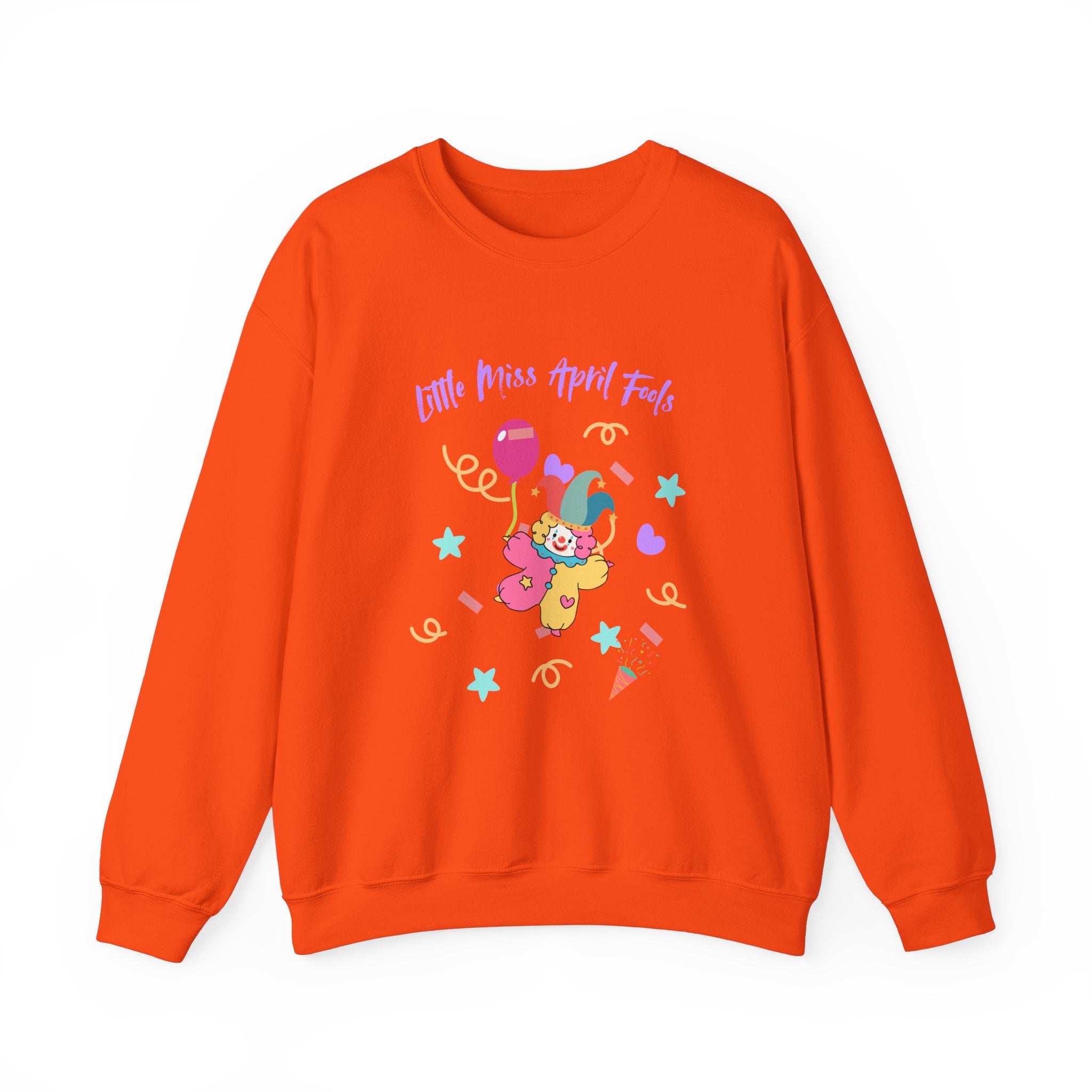 Little Miss April Fool's Day Unisex Heavy Blend™ Crewneck Sweatshirt