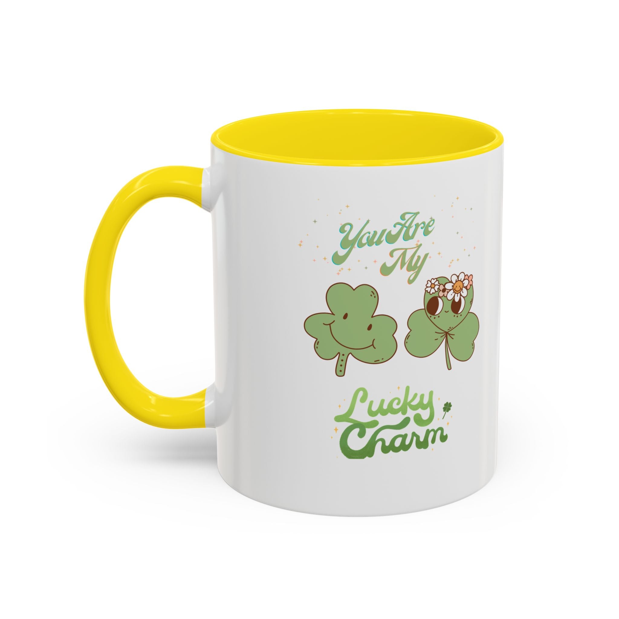 You're my Lucky Charm Accent Coffee Mug - St. Patrick's Day Gift
