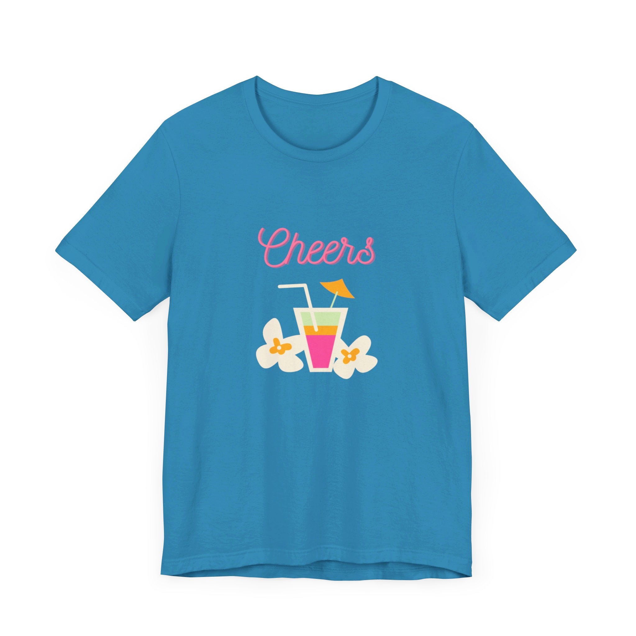 Cheers To Summer Unisex Jersey Short Sleeve Tee