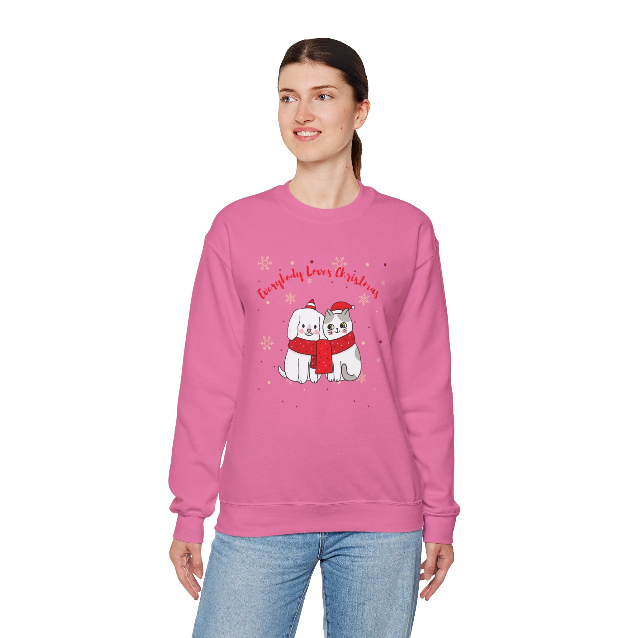 Everybody Loves Christmas Unisex Heavy Blend™ Crewneck Sweatshirt